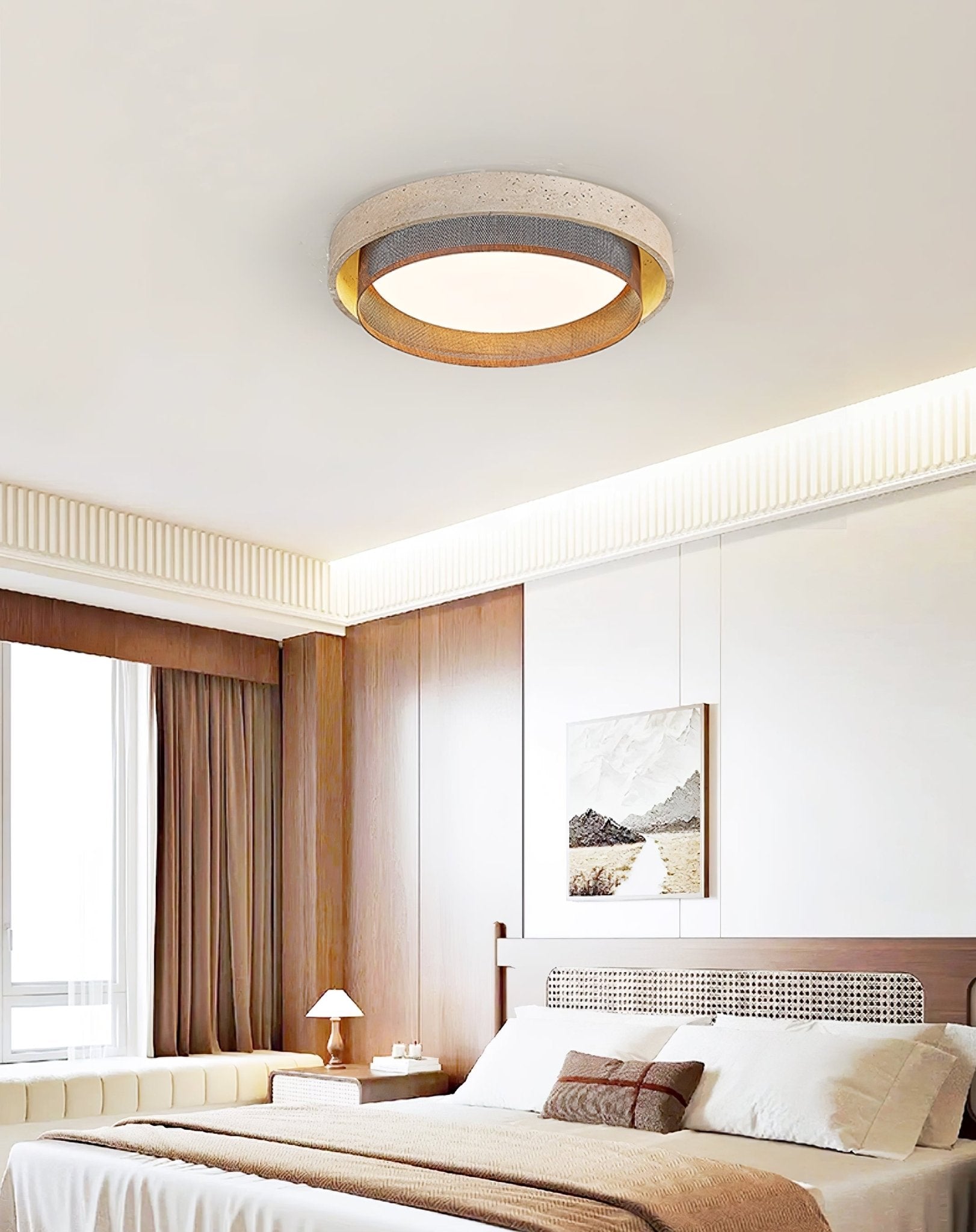 Mila Forge Ceiling Light-Neutral Decor