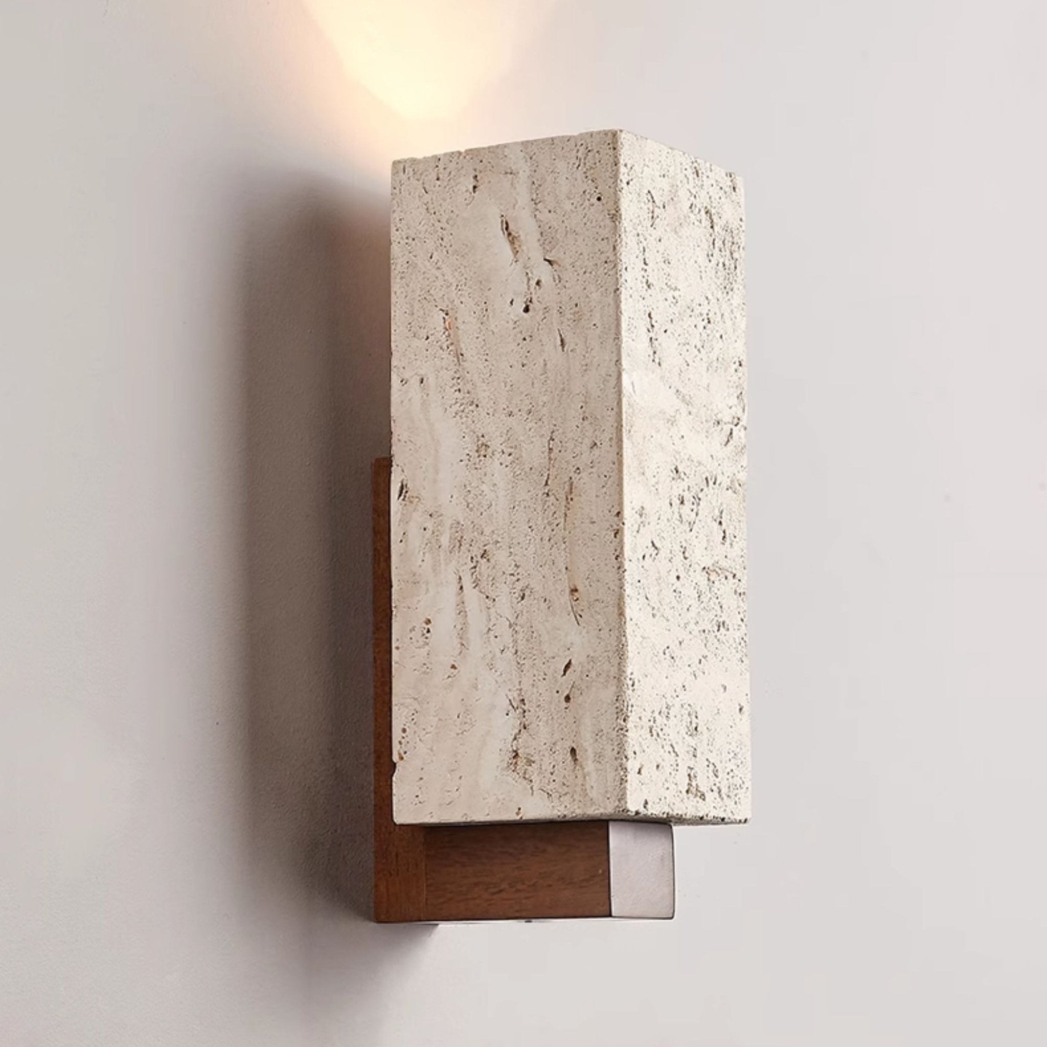 Elsoran Travertine Block Wall Light-Neutral Decor