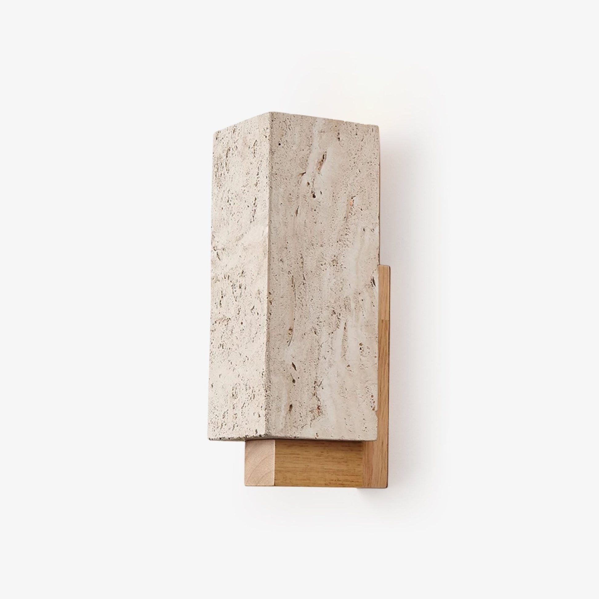 Elsoran Travertine Block Wall Light-Neutral Decor