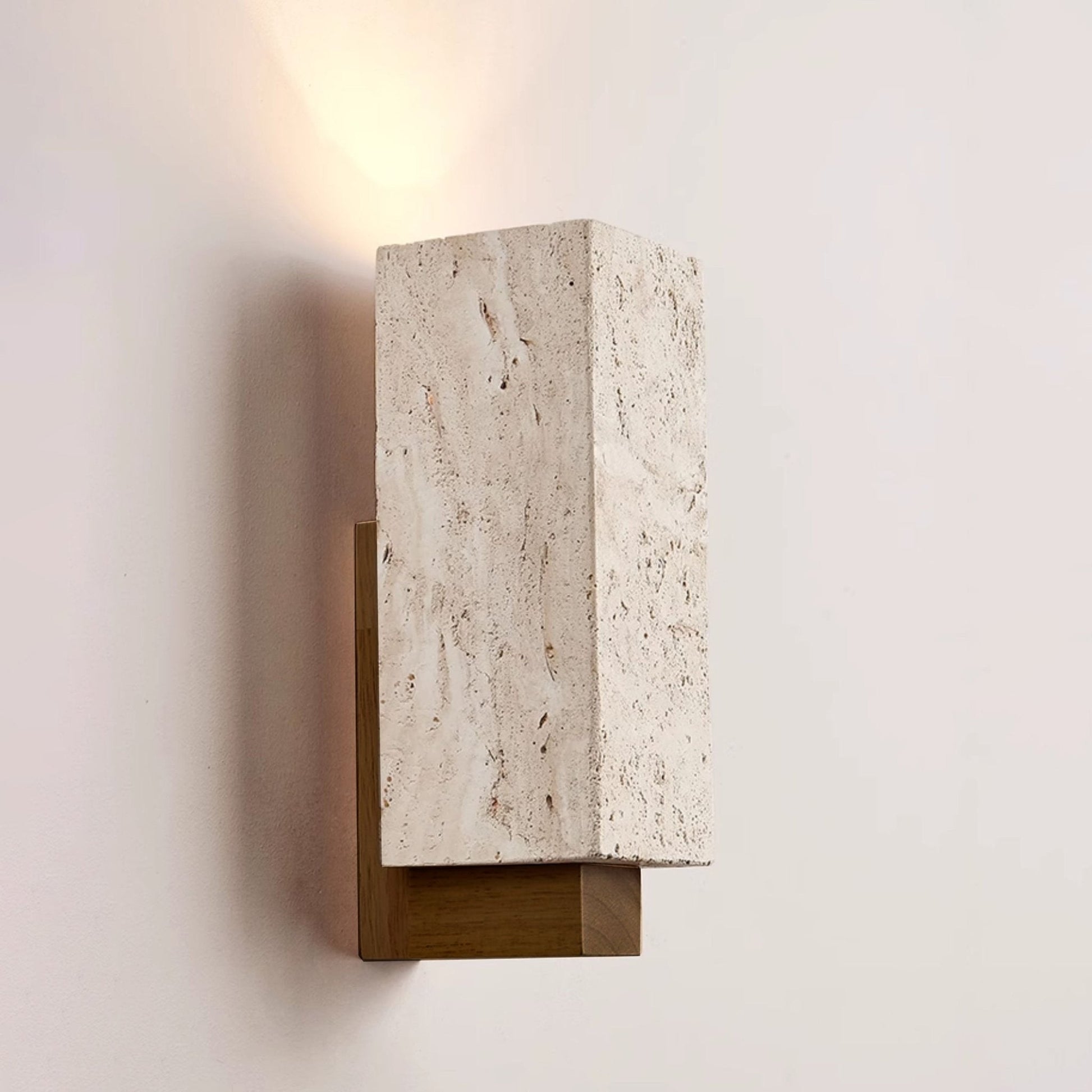 Elsoran Travertine Block Wall Light-Neutral Decor