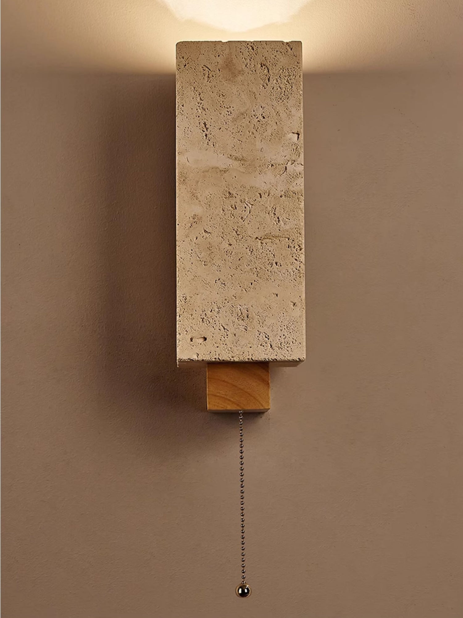 Elsoran Travertine Block Wall Light-Neutral Decor