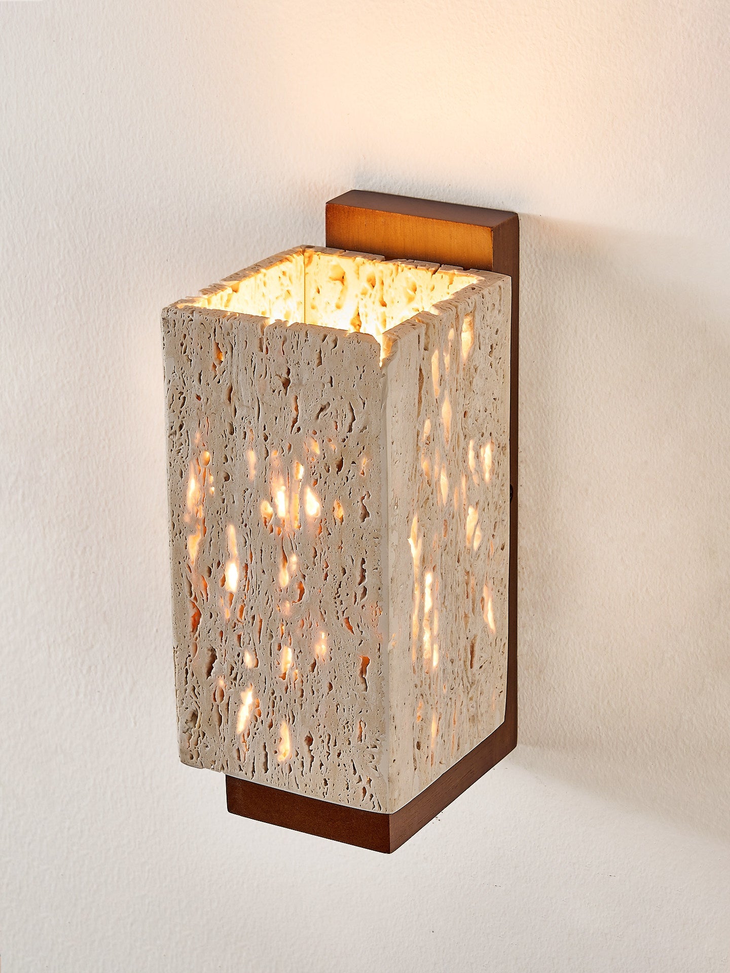Terra Glow Corner Wall Light-Neutral Decor