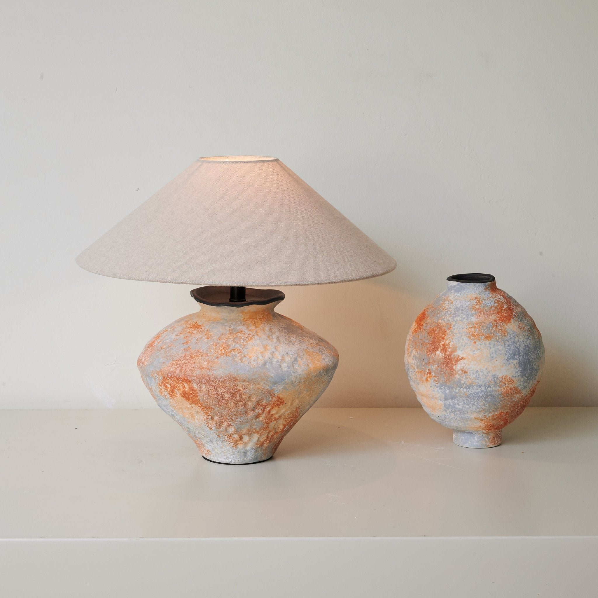 Connor Modern Ceramics Table Lamp-Neutral Decor