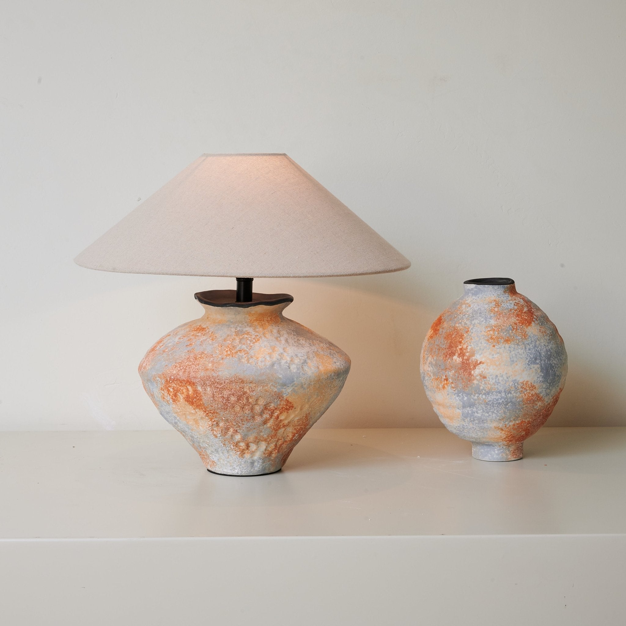 Connor Modern Ceramics Table Lamp-Neutral Decor