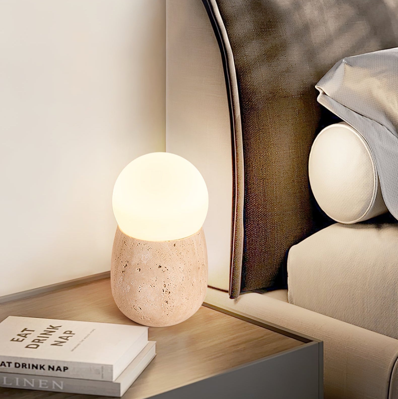 Crestin Orb Table Lamp-Neutral Decor
