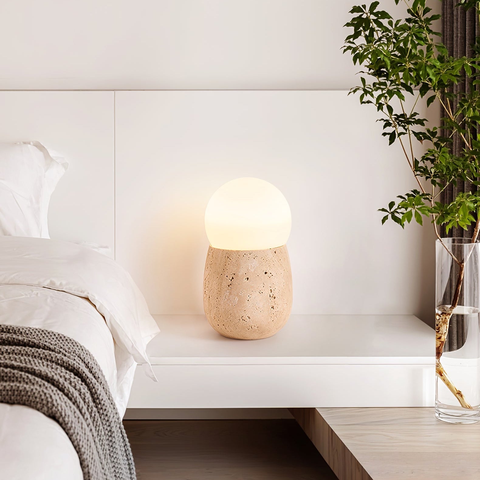 Crestin Orb Table Lamp-Neutral Decor