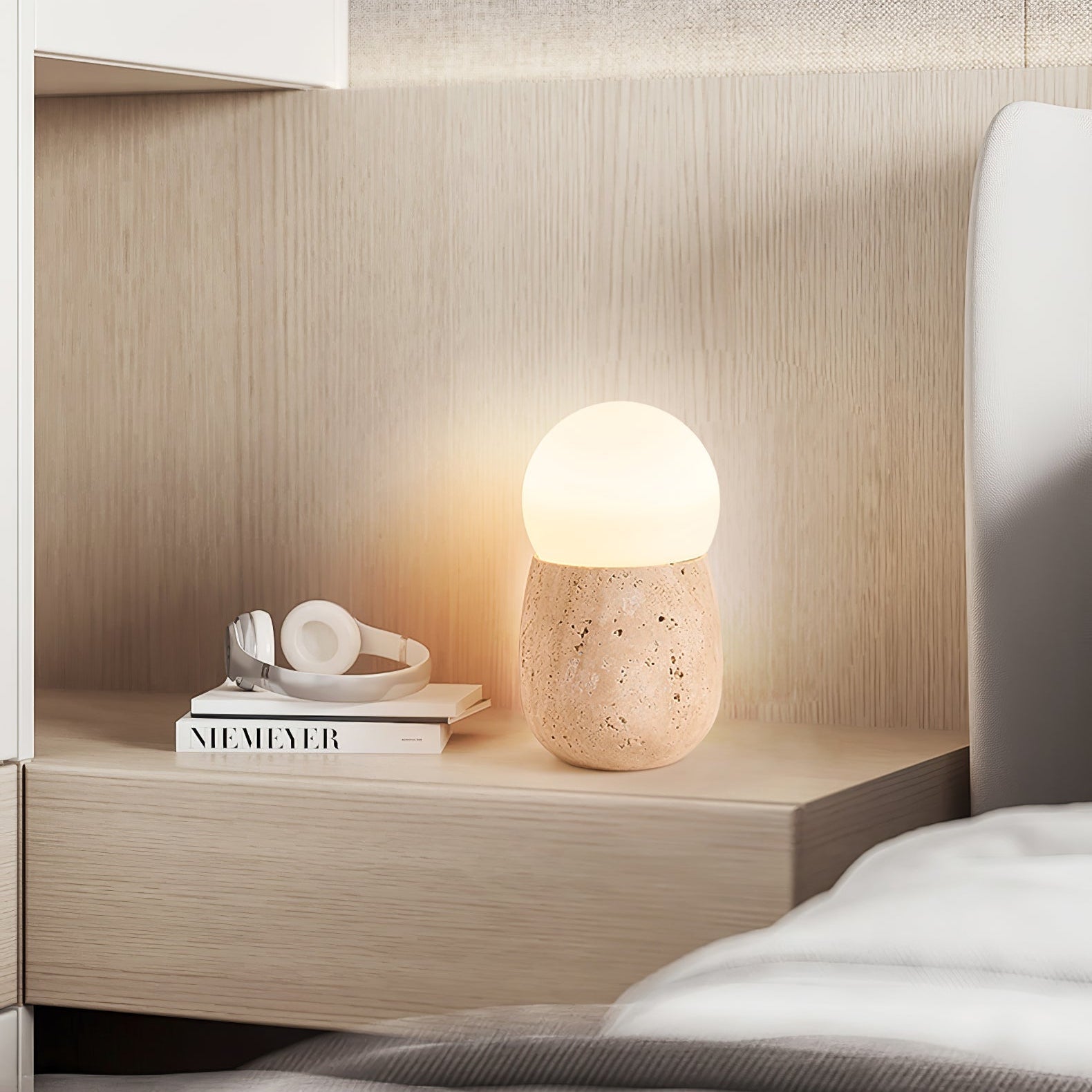 Crestin Orb Table Lamp-Neutral Decor