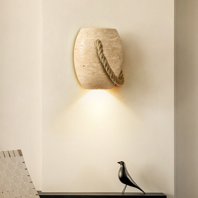 Wryn Rope Wall Light-Neutral Decor