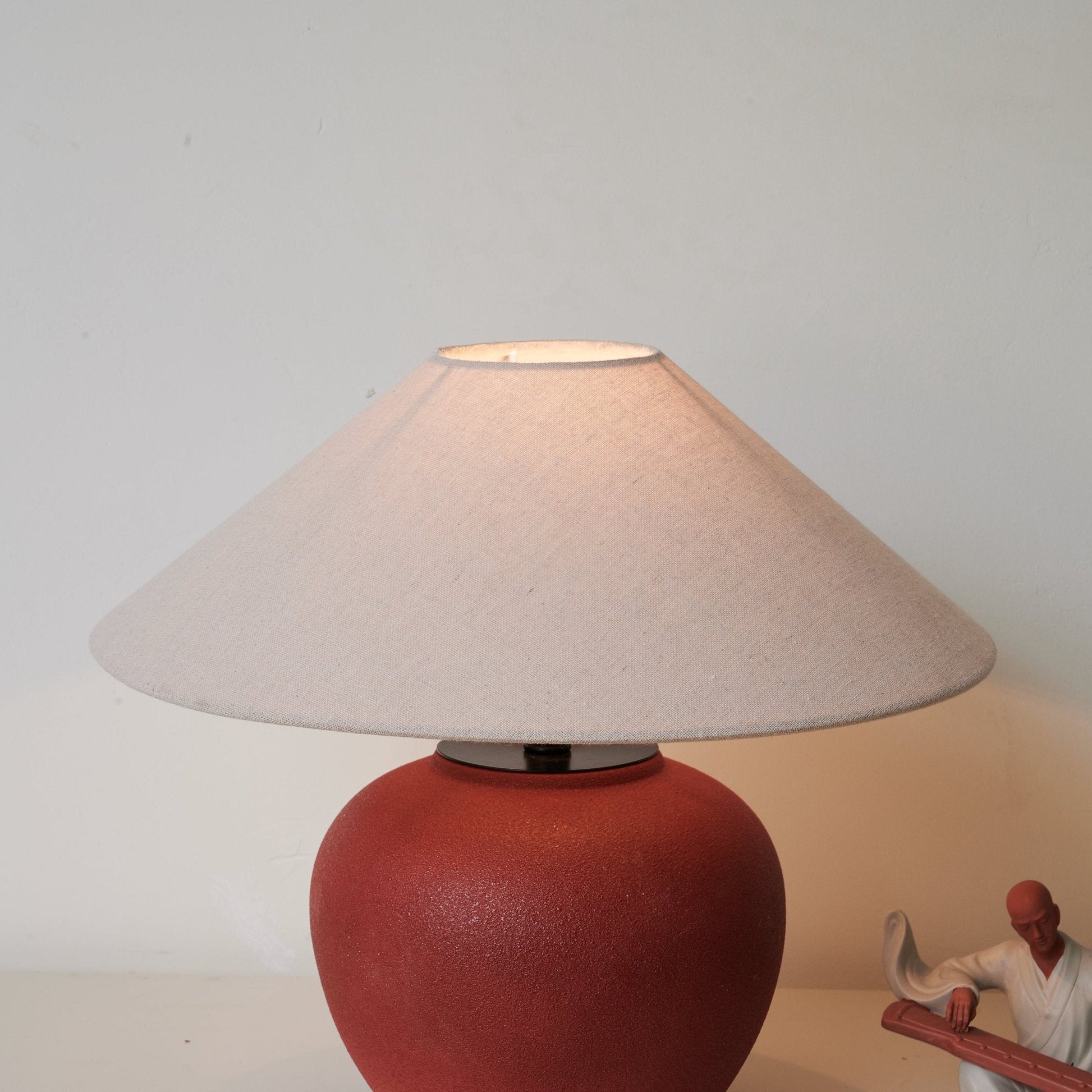 Kiara Minimalist Ceramics Table Lamp-Neutral Decor