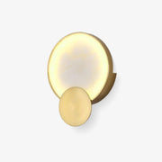Myvelarae Circular Alabaster Wall Light-Neutral Decor