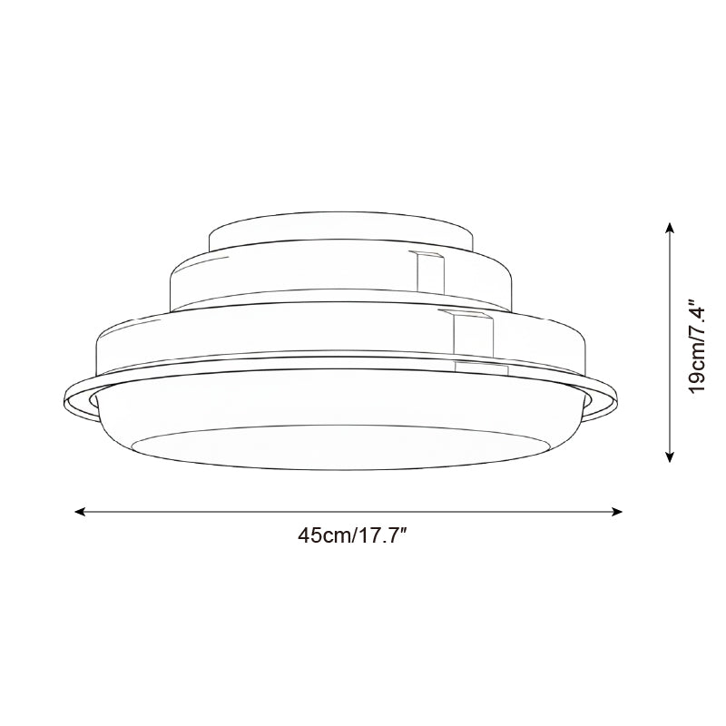 Tavian Flush Mount Ceiling Lamp