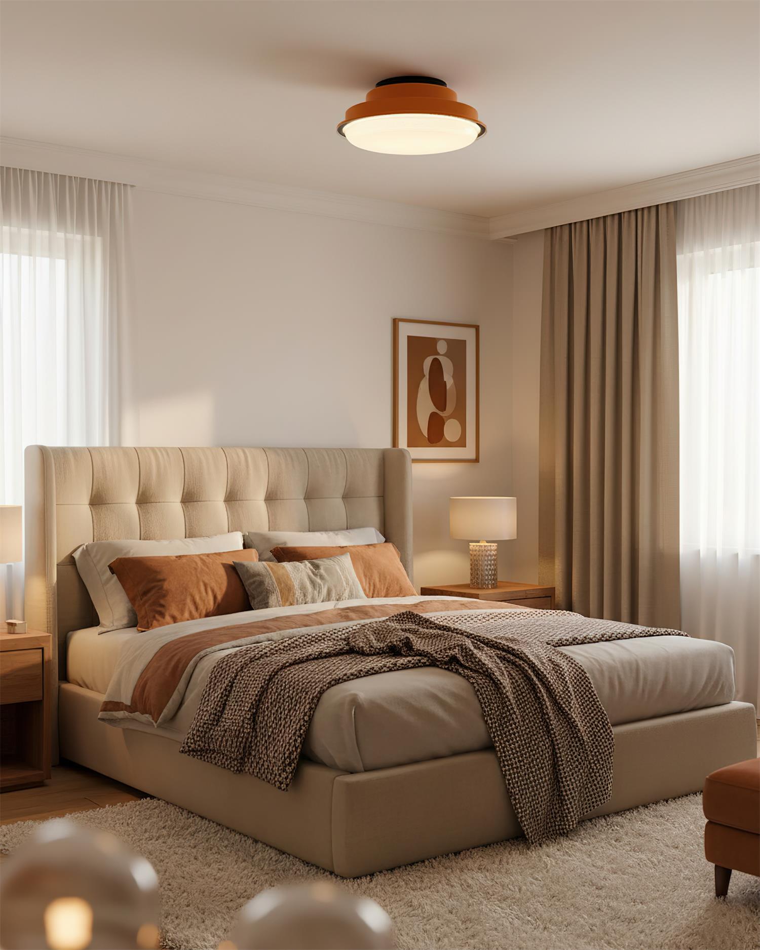 Tavian Flush Mount Ceiling Lamp