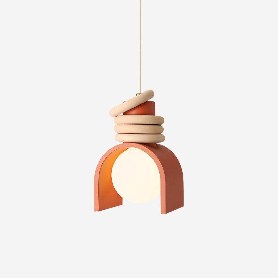 Uvian Contemporary Glass Pendant Light-Neutral Decor