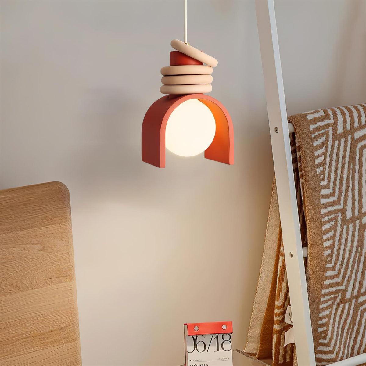 Uvian Contemporary Glass Pendant Light-Neutral Decor