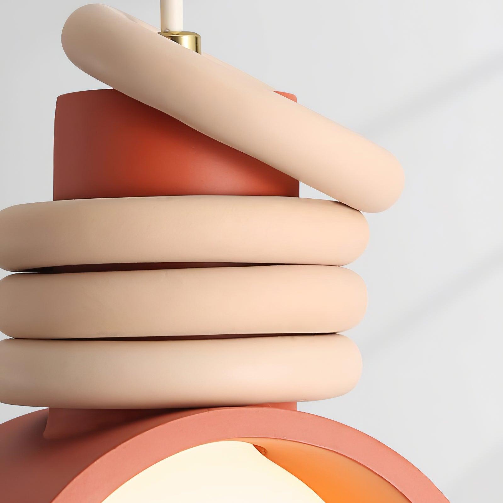 Uvian Contemporary Glass Pendant Light-Neutral Decor