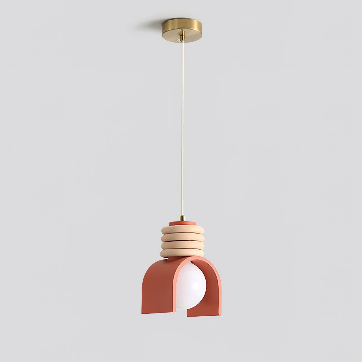Uvian Contemporary Glass Pendant Light-Neutral Decor