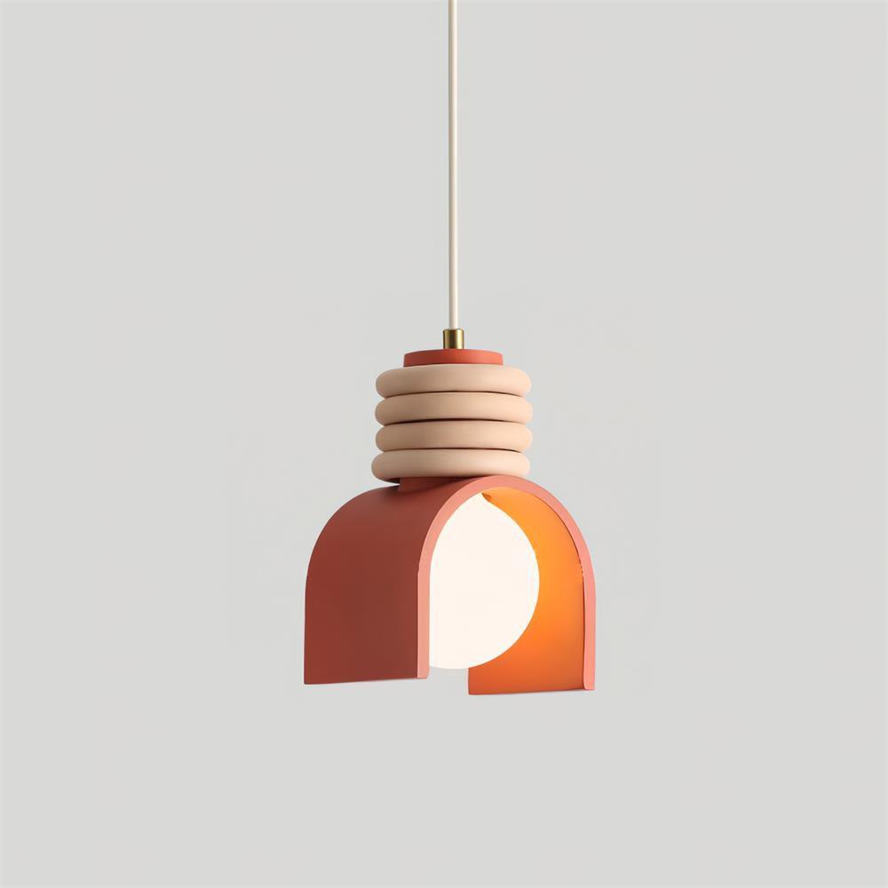 Uvian Contemporary Glass Pendant Light-Neutral Decor