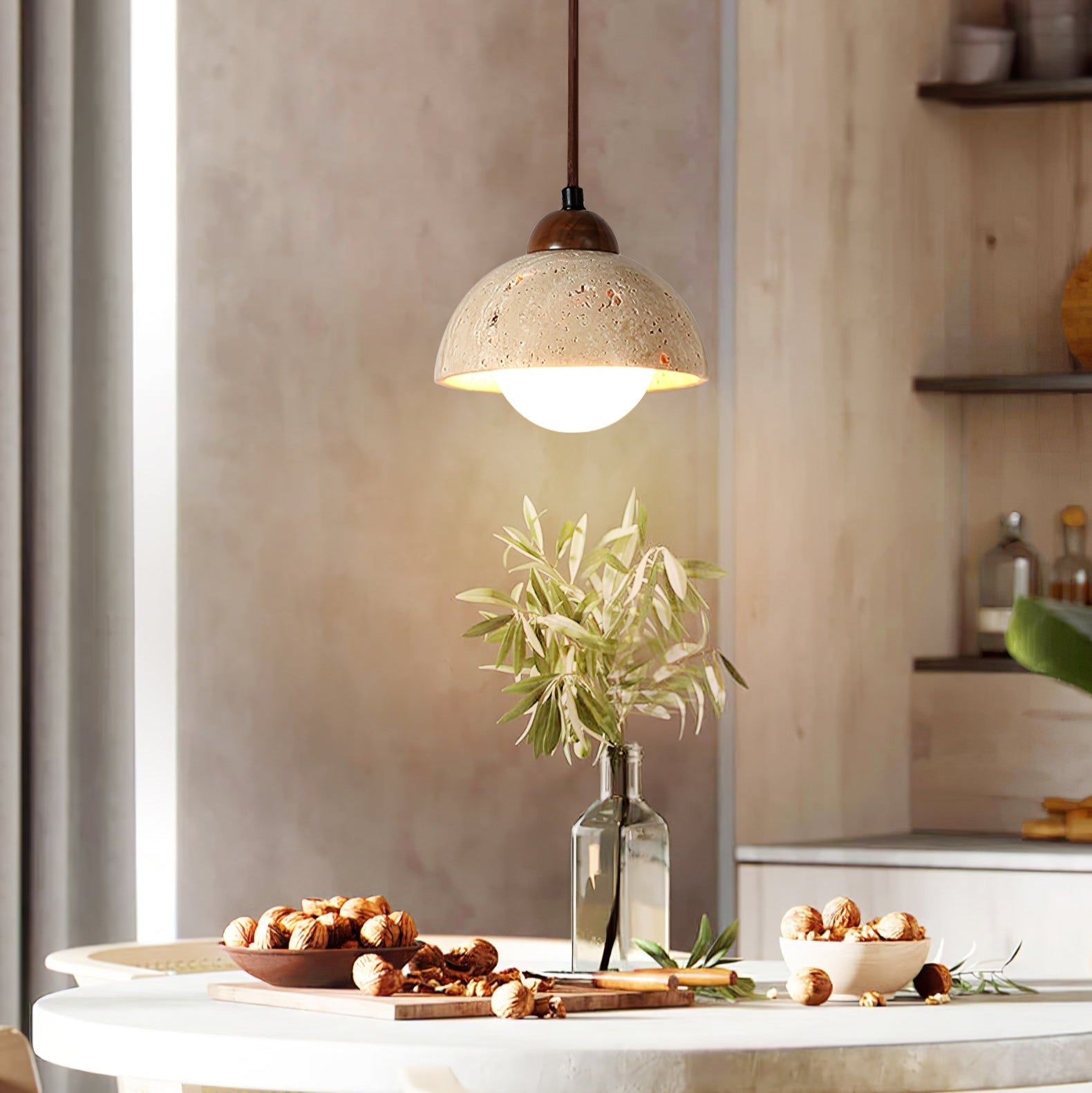 Eden Dome Pendant Lamp-Neutral Decor