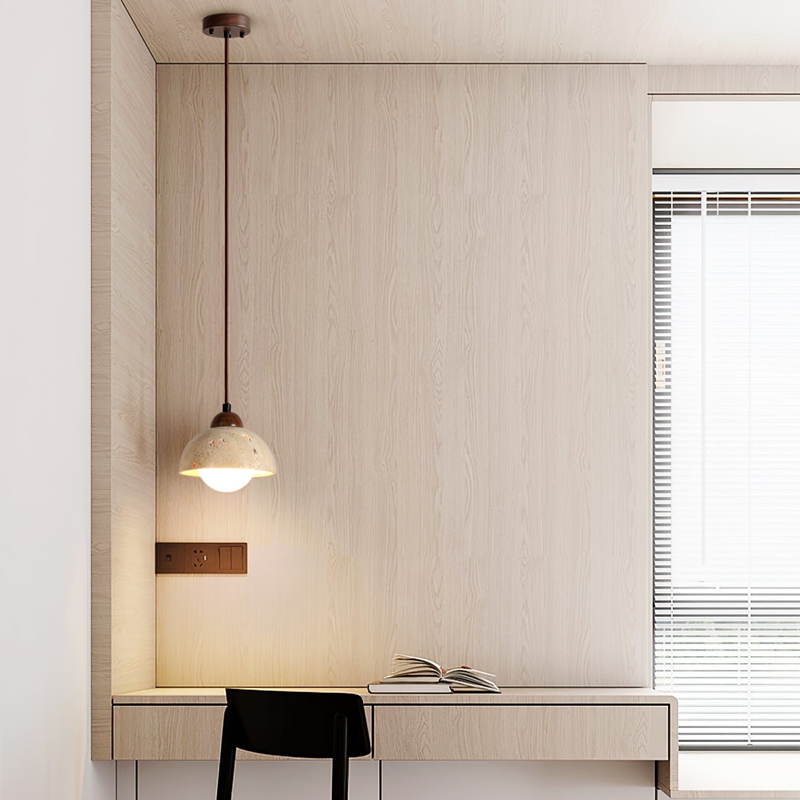 Eden Dome Pendant Lamp-Neutral Decor