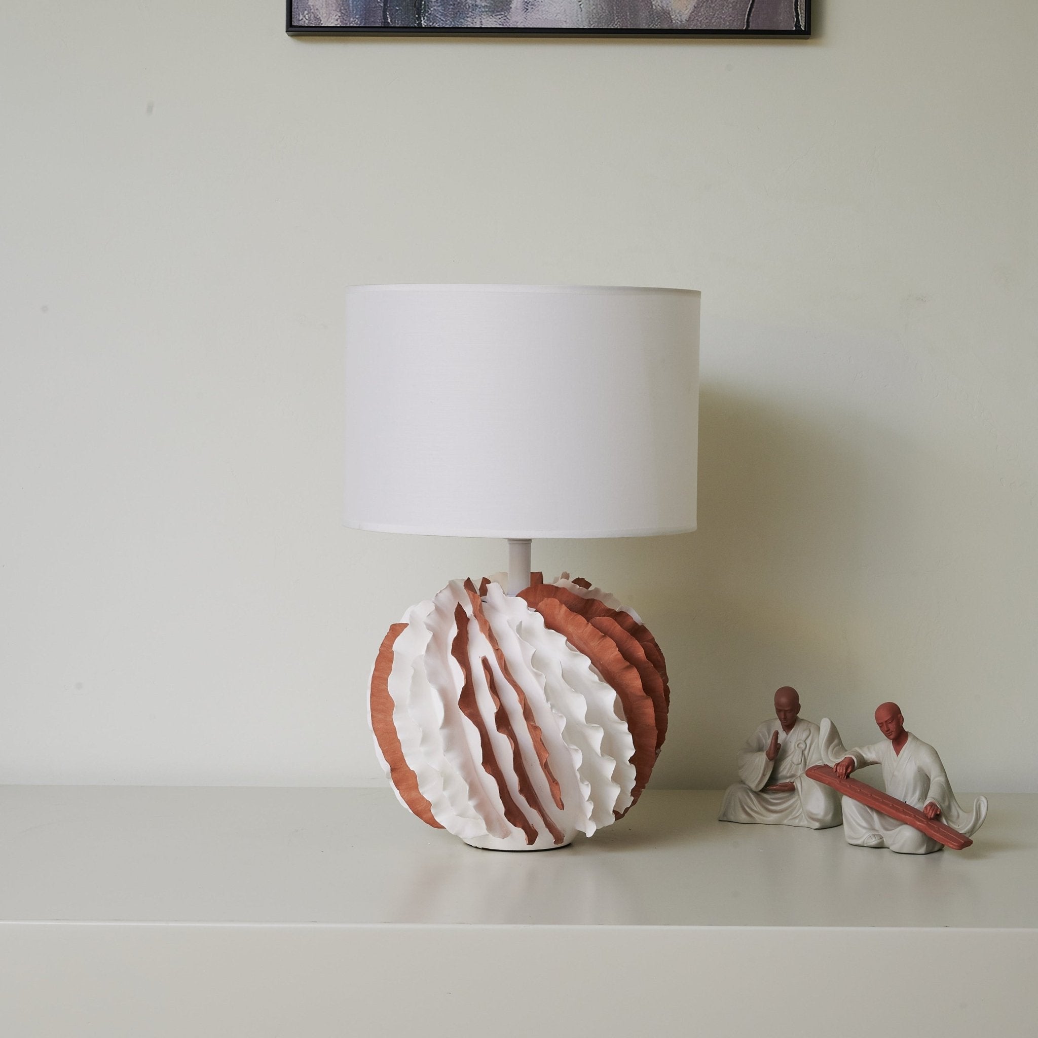Jeremy Modern Ceramics Table Lamp-Neutral Decor