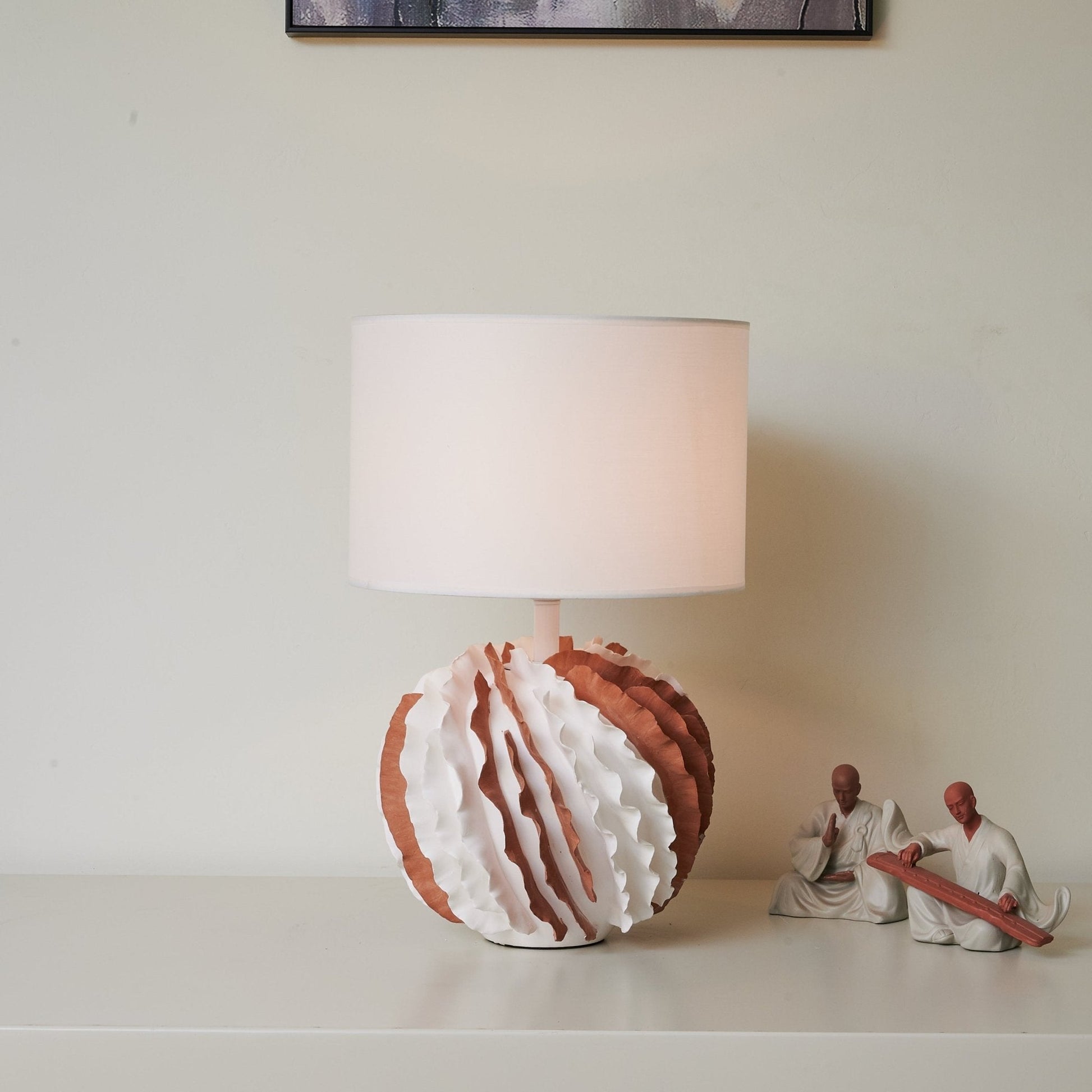 Jeremy Modern Ceramics Table Lamp-Neutral Decor
