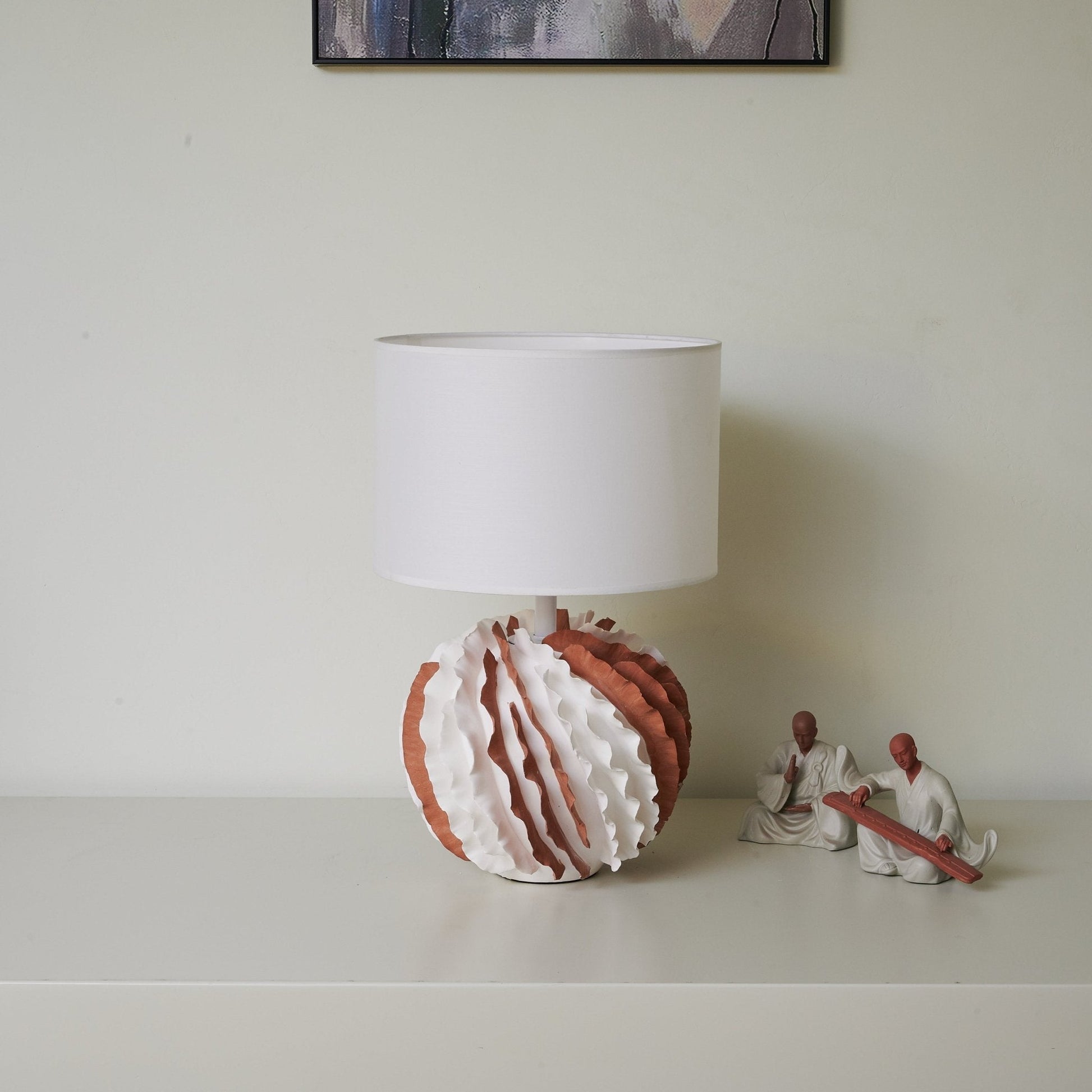 Jeremy Modern Ceramics Table Lamp-Neutral Decor