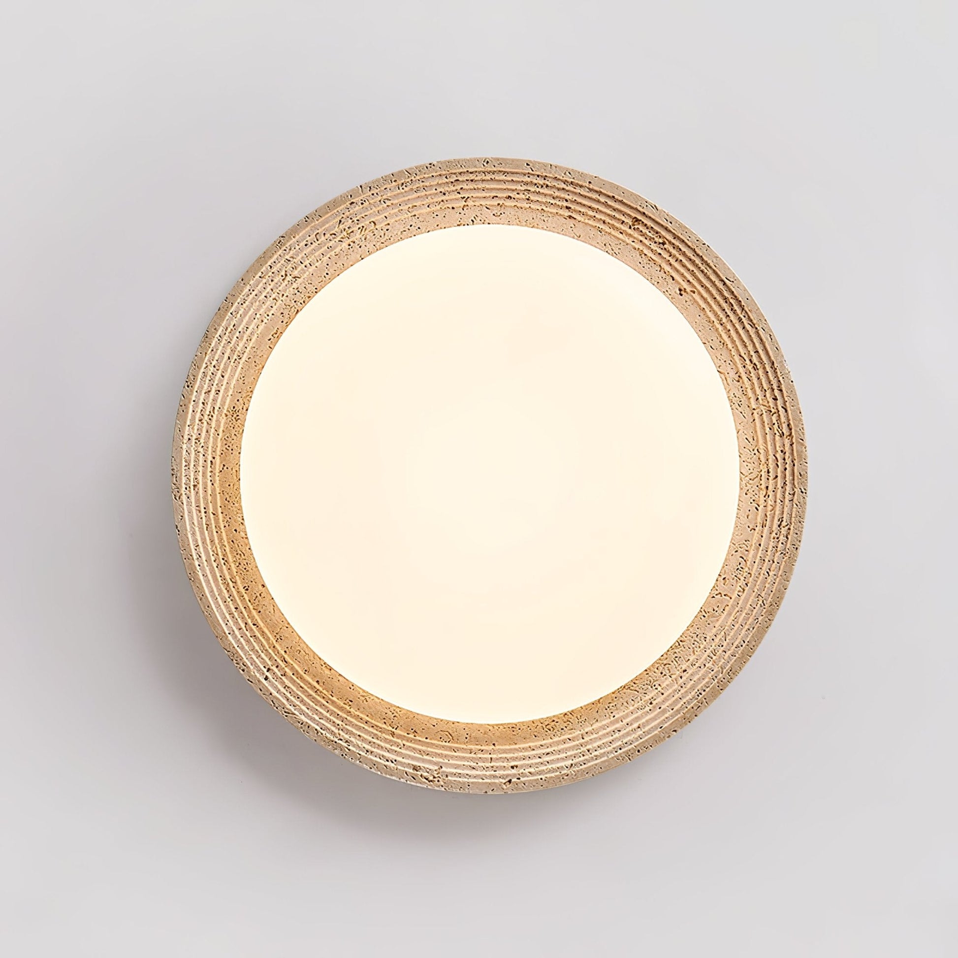 Orinir Minimalist Travertine Ceiling Light-Neutral Decor