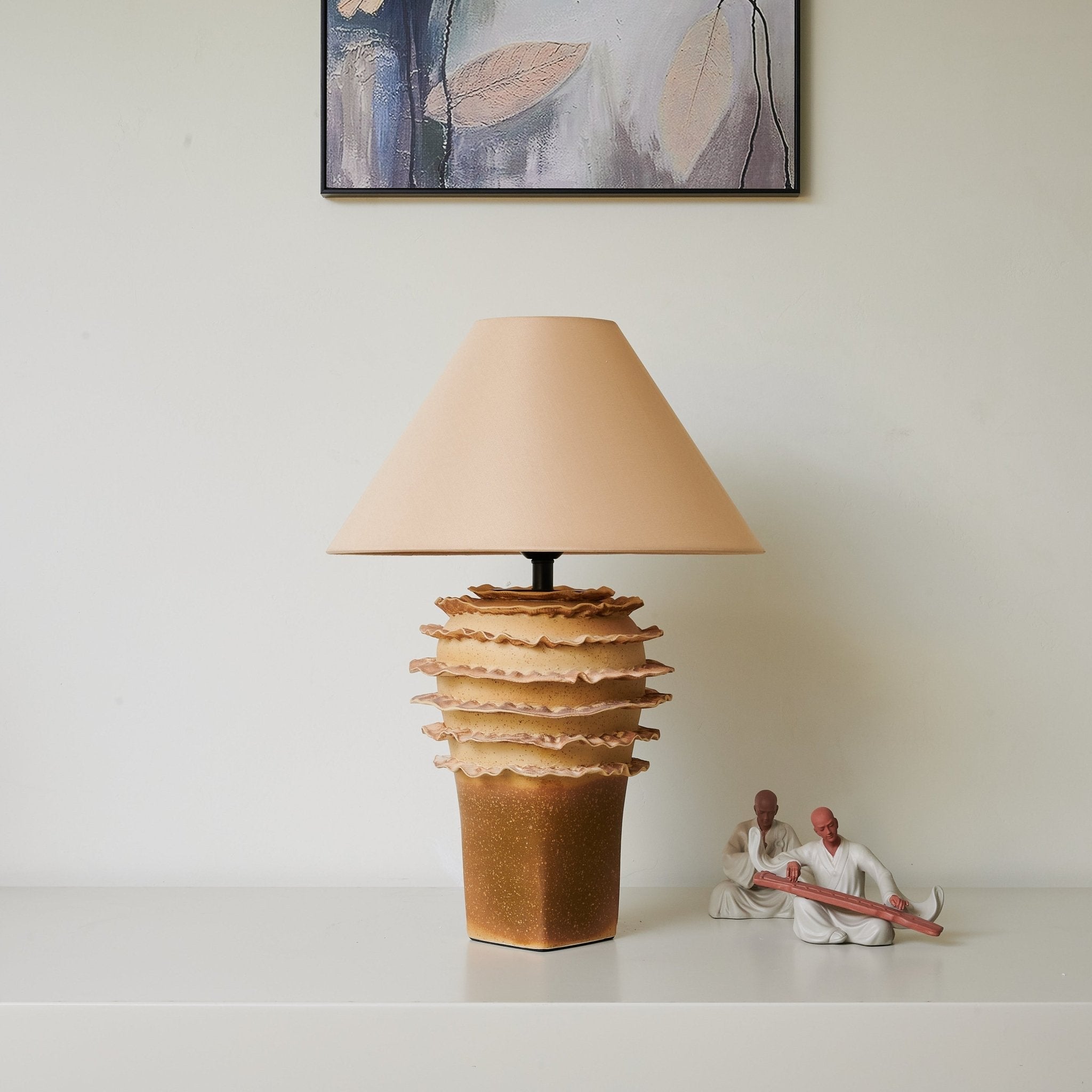 Ashley Modern Ceramic Table Lamp-Neutral Decor