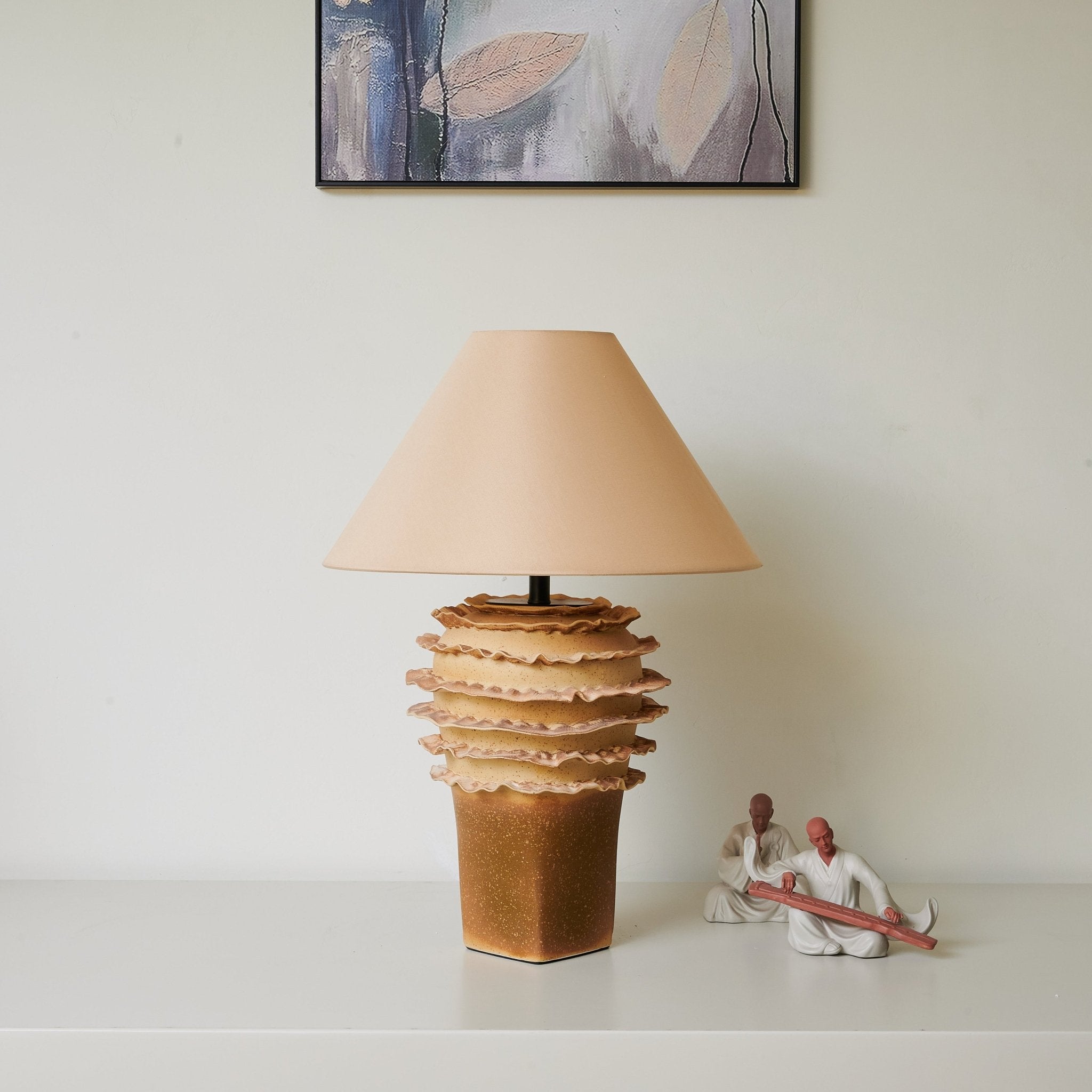 Ashley Modern Ceramic Table Lamp-Neutral Decor
