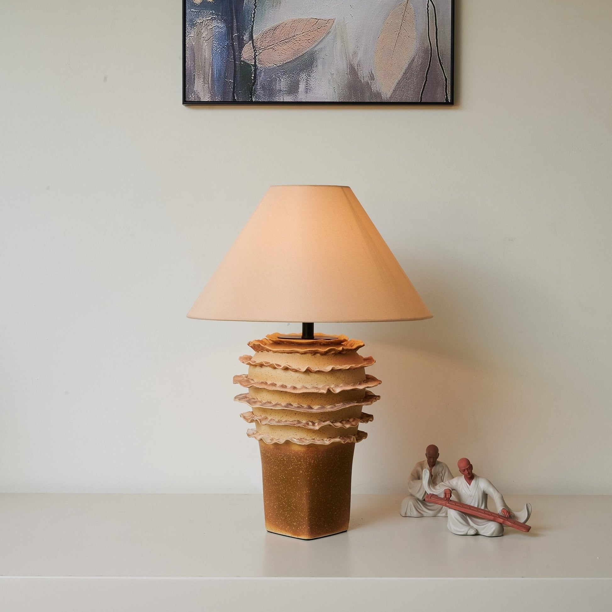 Ashley Modern Ceramic Table Lamp-Neutral Decor