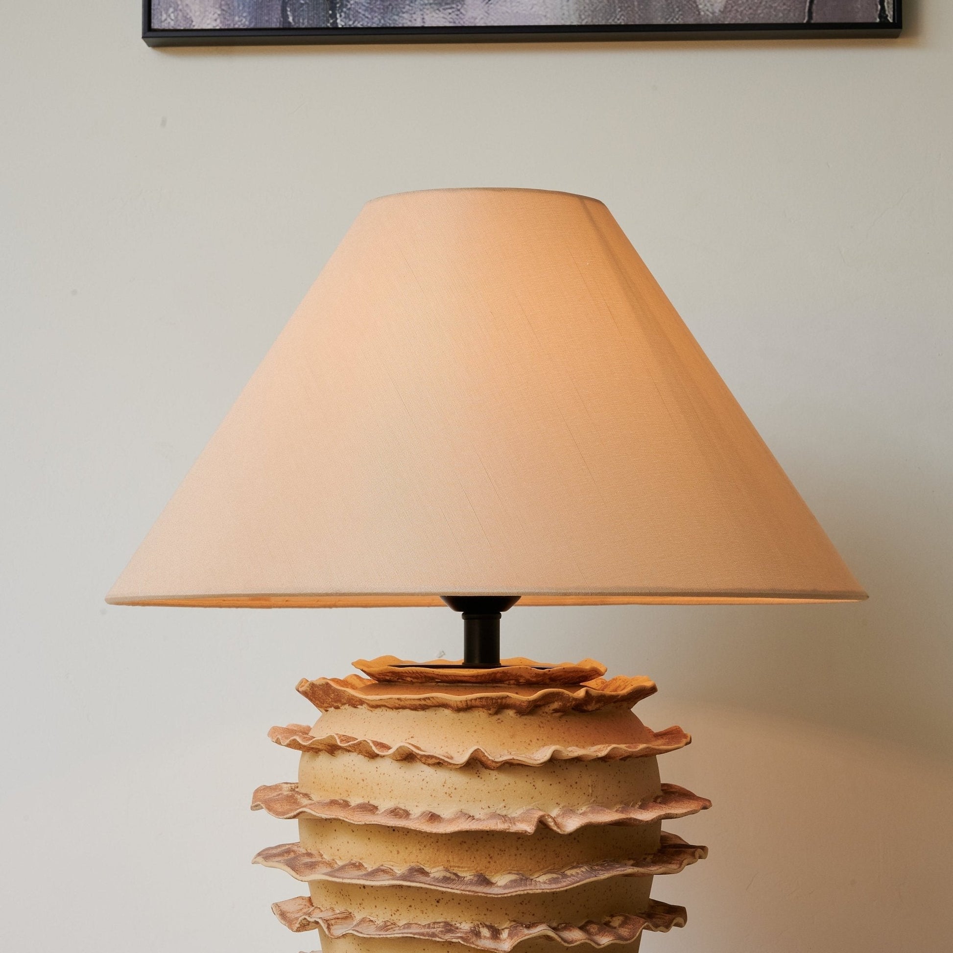 Ashley Modern Ceramic Table Lamp-Neutral Decor