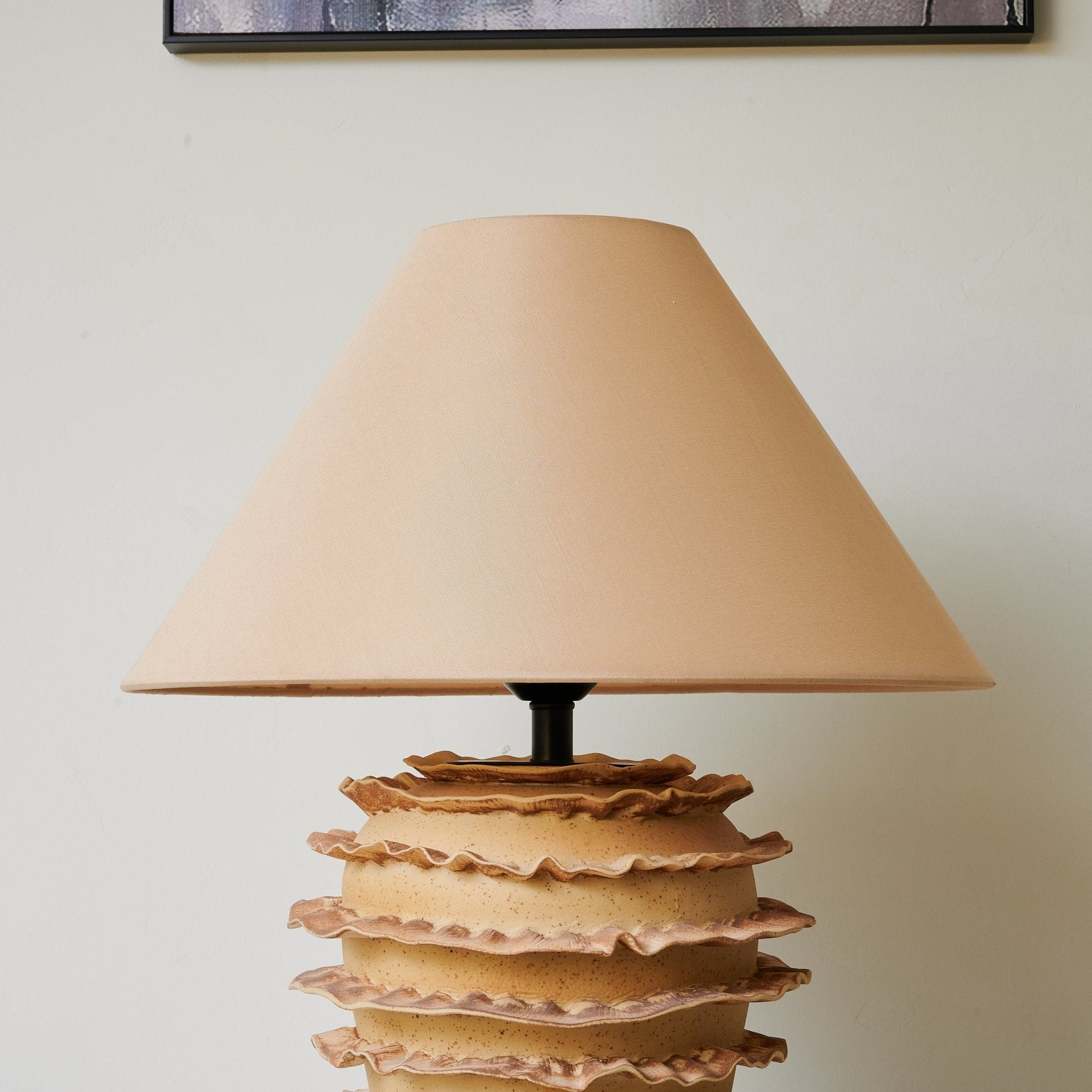 Ashley Modern Ceramic Table Lamp-Neutral Decor