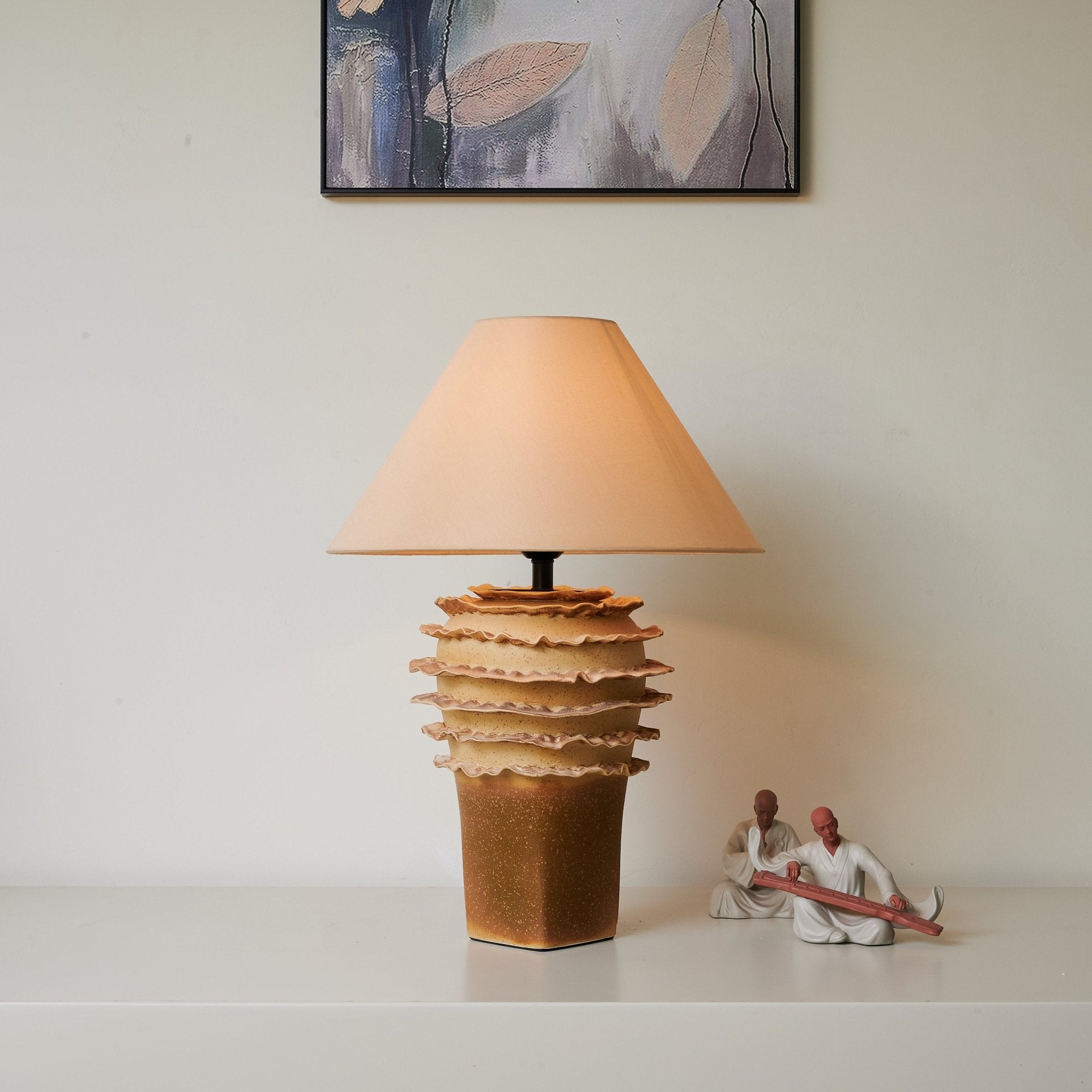 Ashley Modern Ceramic Table Lamp-Neutral Decor