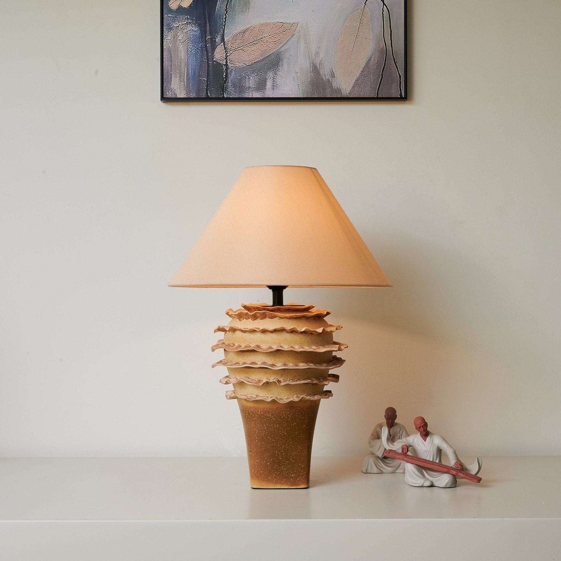 Ashley Modern Ceramic Table Lamp-Neutral Decor