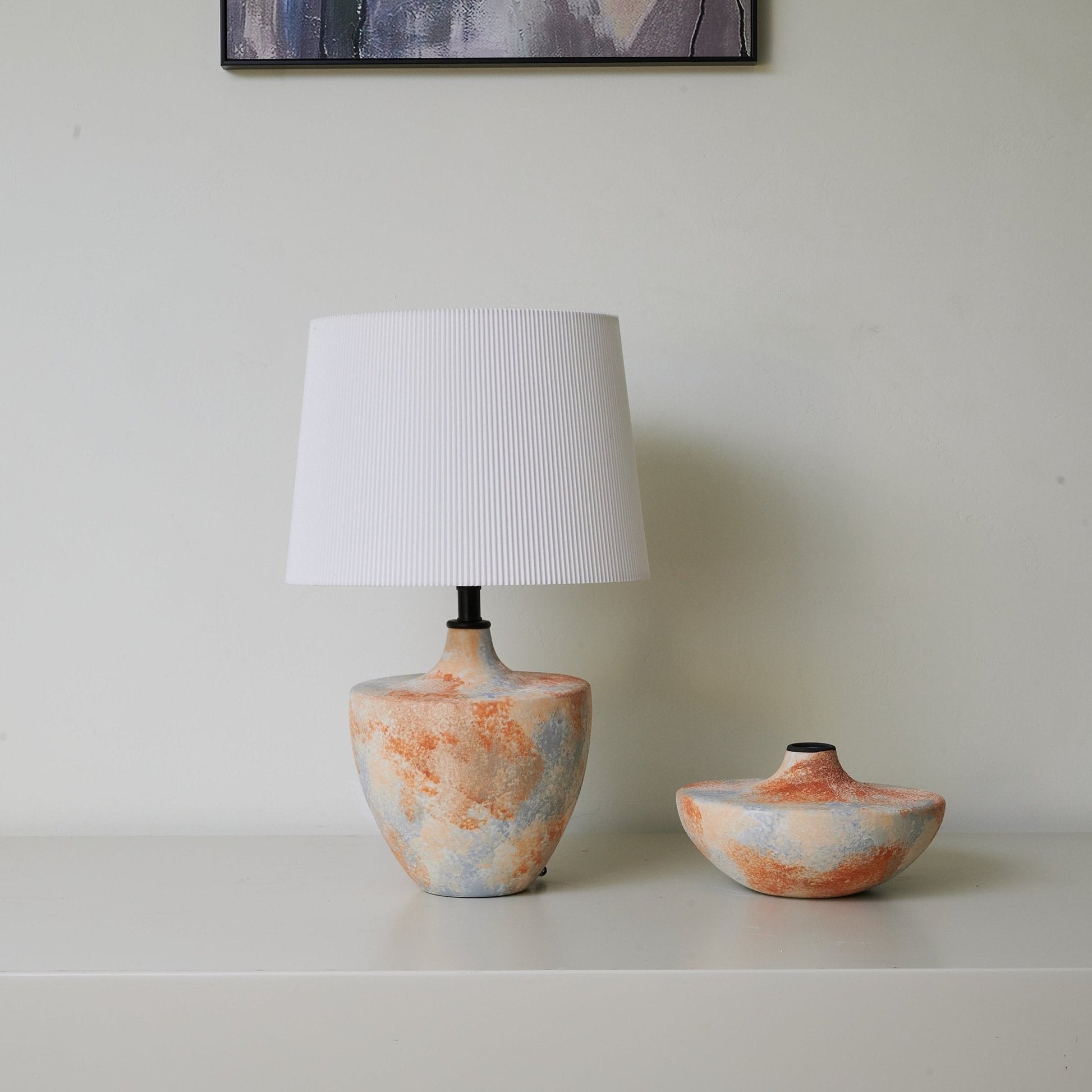 Aubrey Modern Ceramics Table Lamp-Neutral Decor