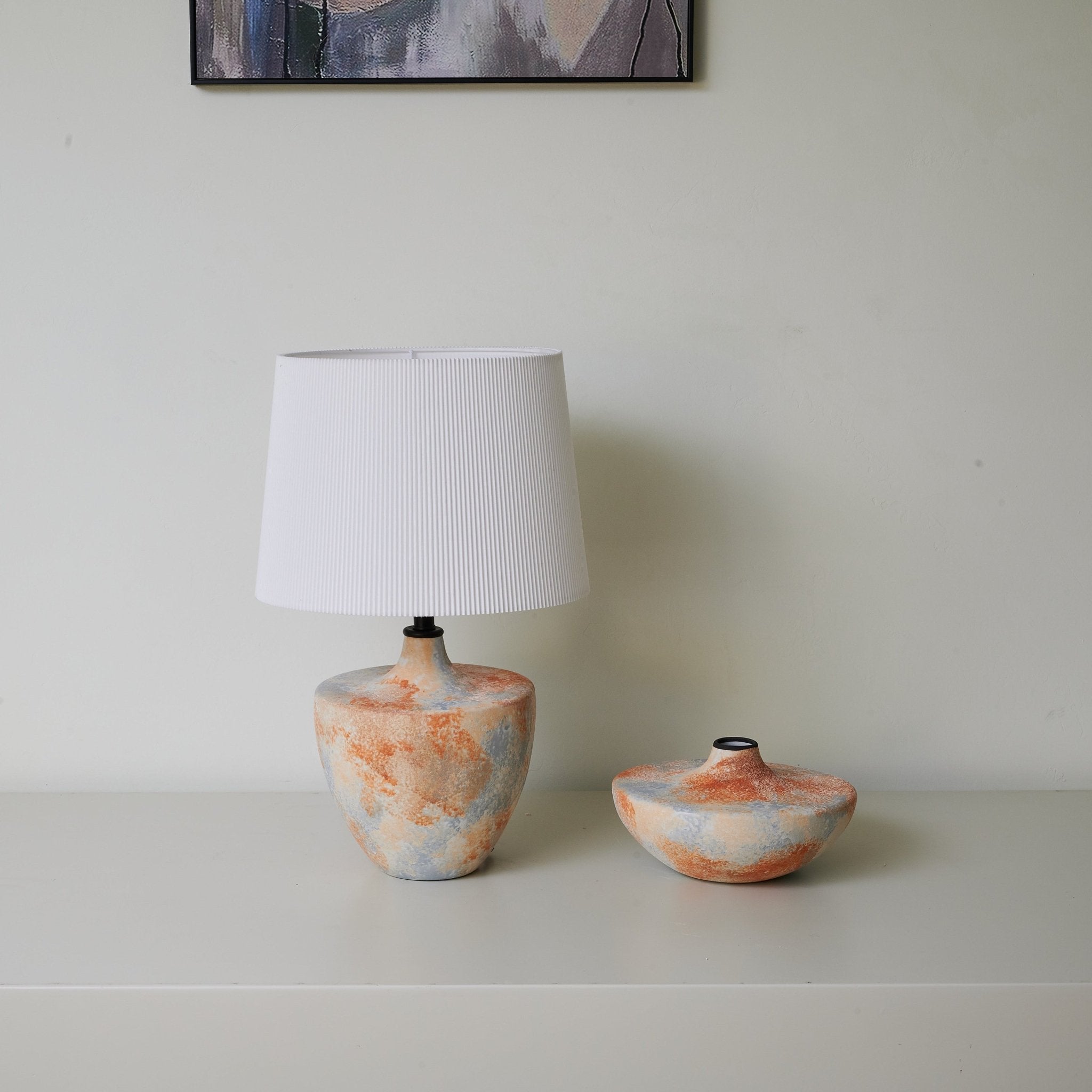 Aubrey Modern Ceramics Table Lamp-Neutral Decor