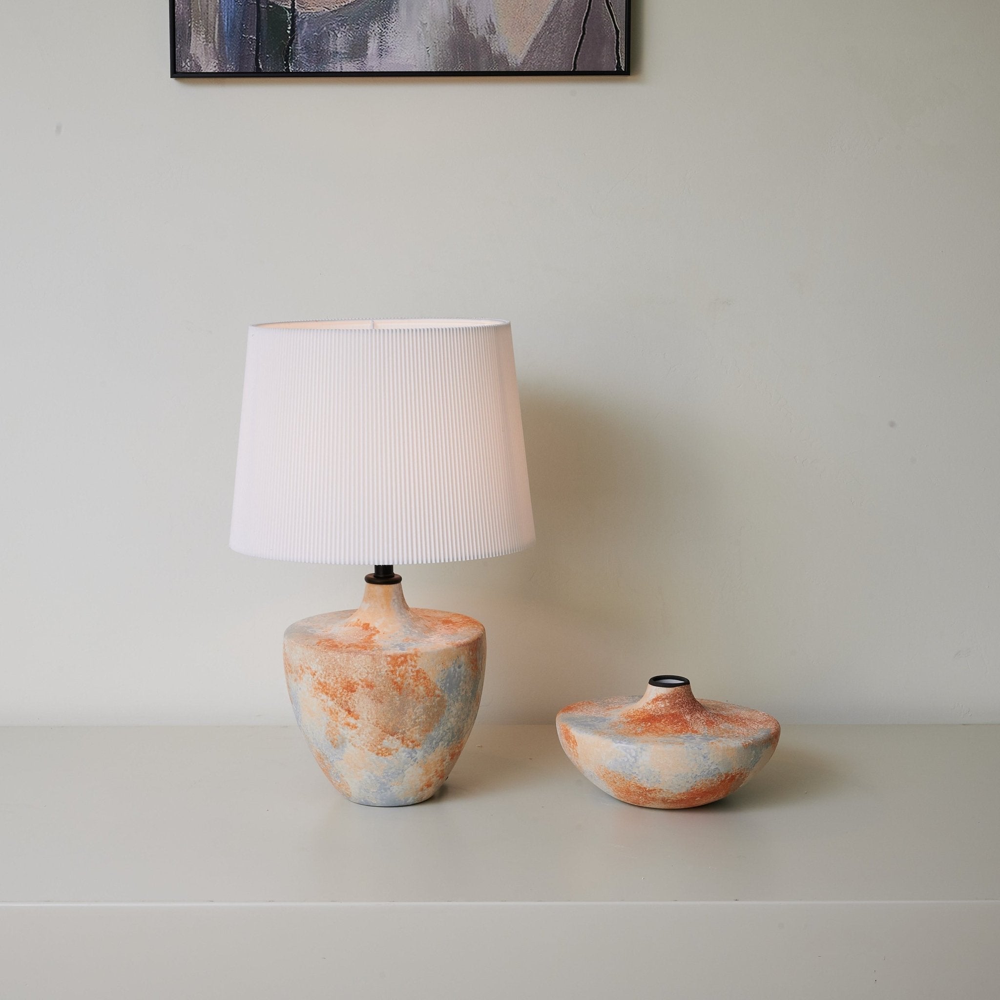 Aubrey Modern Ceramics Table Lamp-Neutral Decor