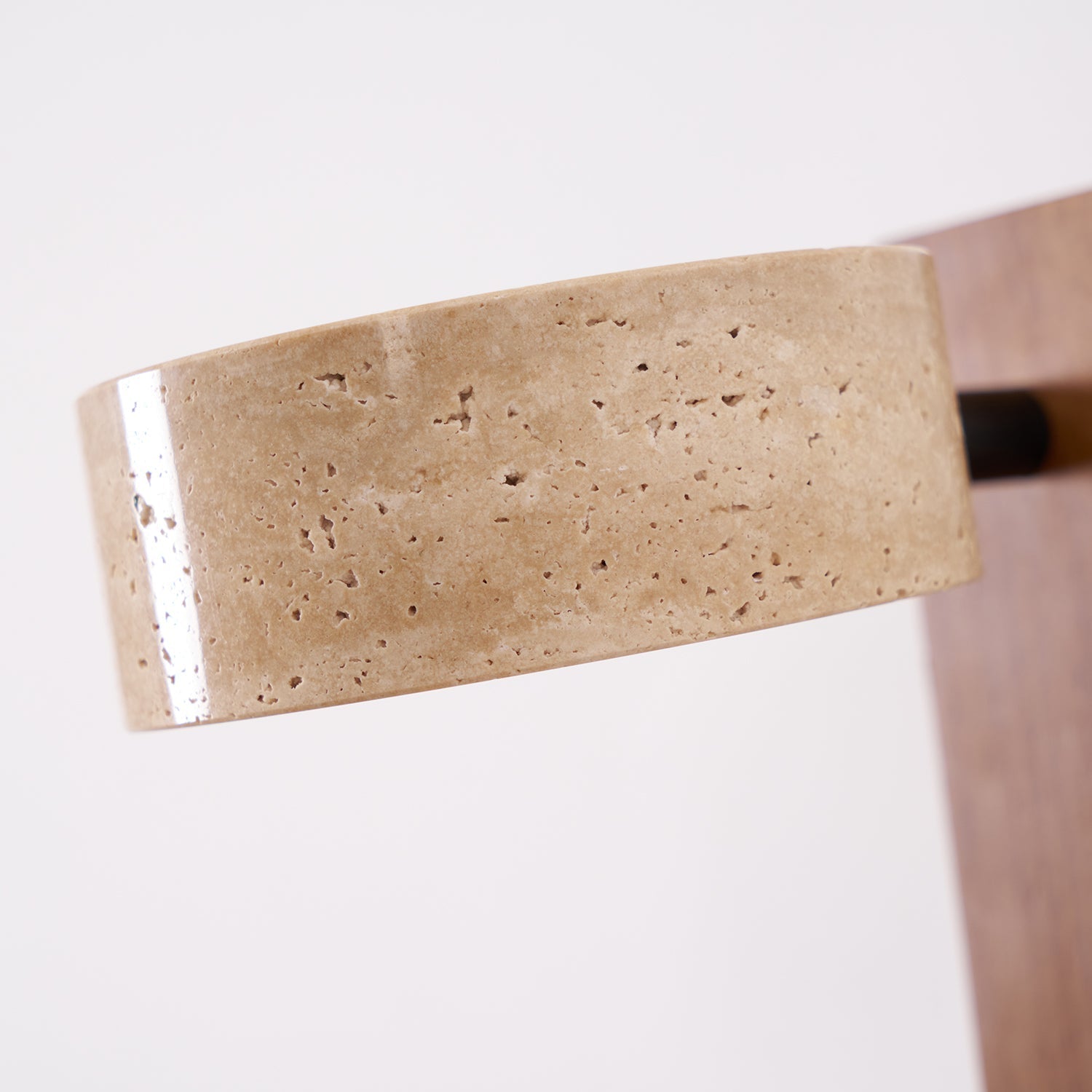 Crinel Cylinder-Stack Travertine Wall Light-Neutral Decor