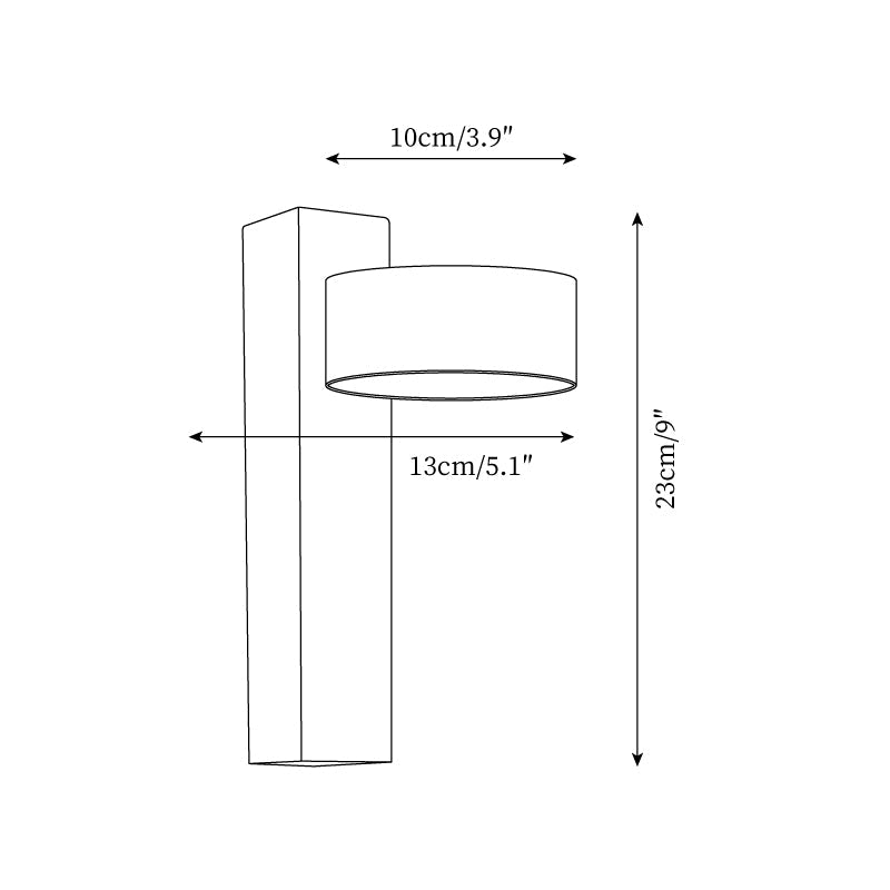 Jovan Wall Light Travertine Wood - Neutralighting