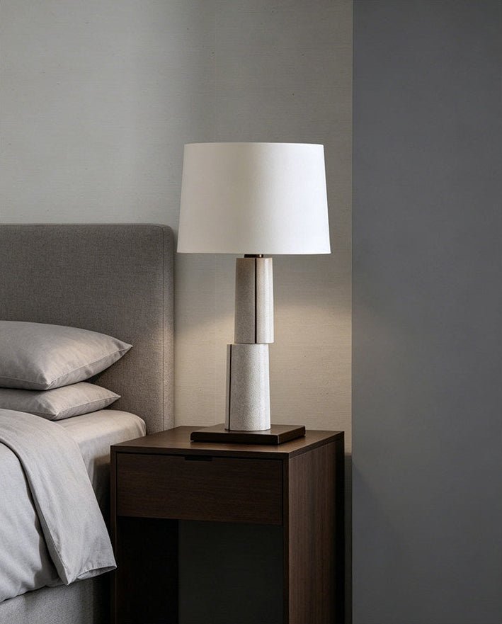 Tessaro Stacked Table Lamp-Neutral Decor