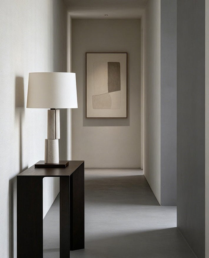 Tessaro Stacked Table Lamp-Neutral Decor