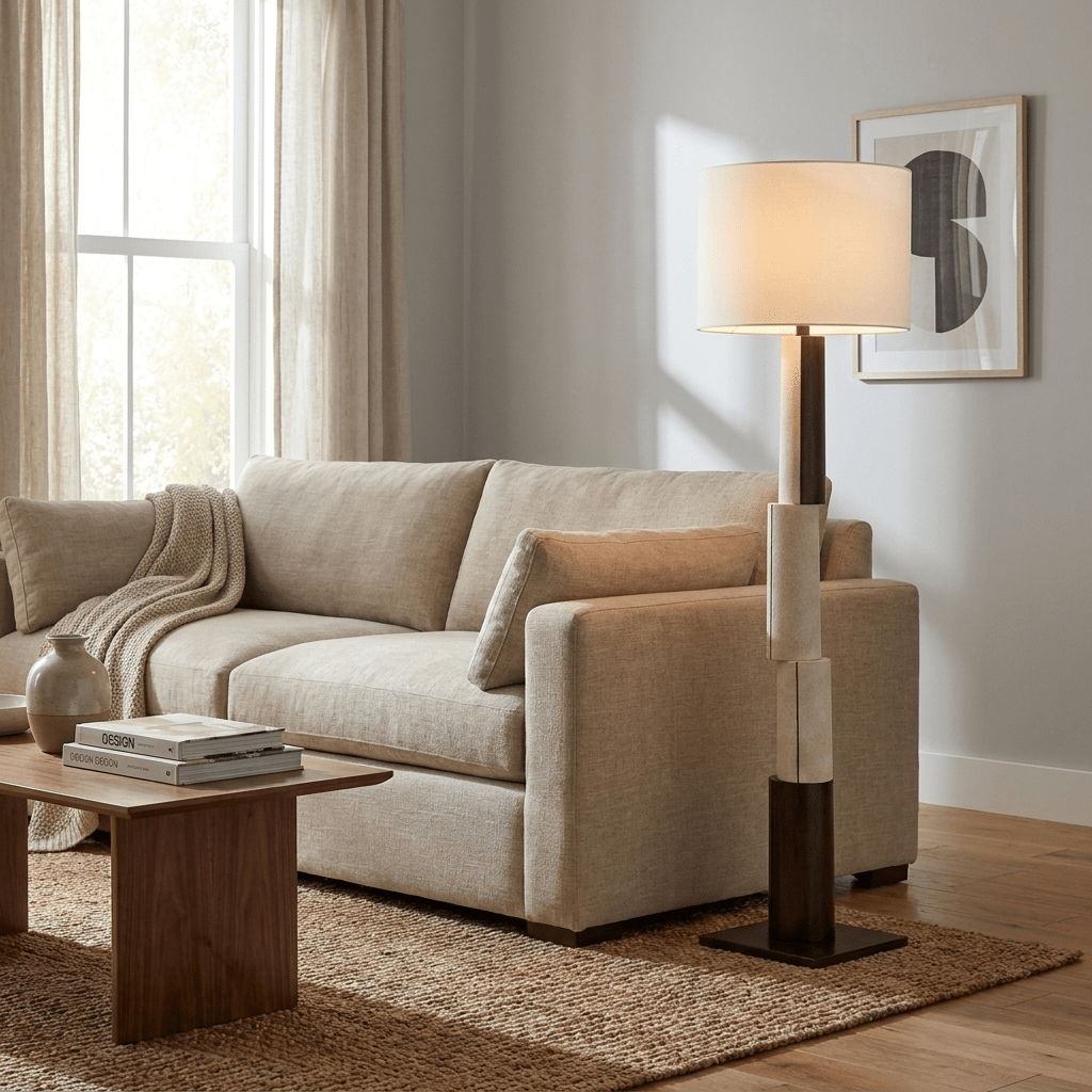 Tessaro Floor Lamp-Neutral Decor