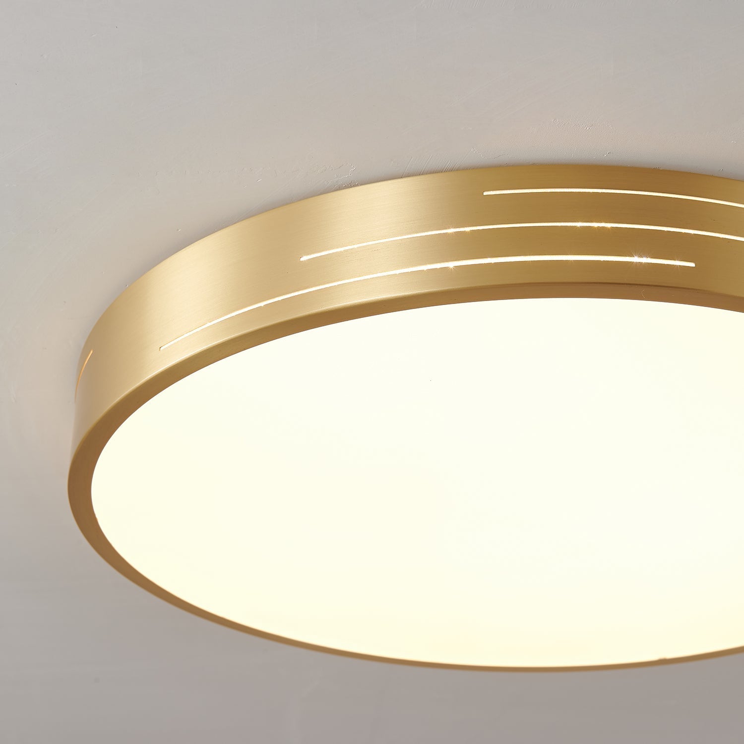 Lustra Ceiling Light Brass Acrylic Modern-Neutral Decor