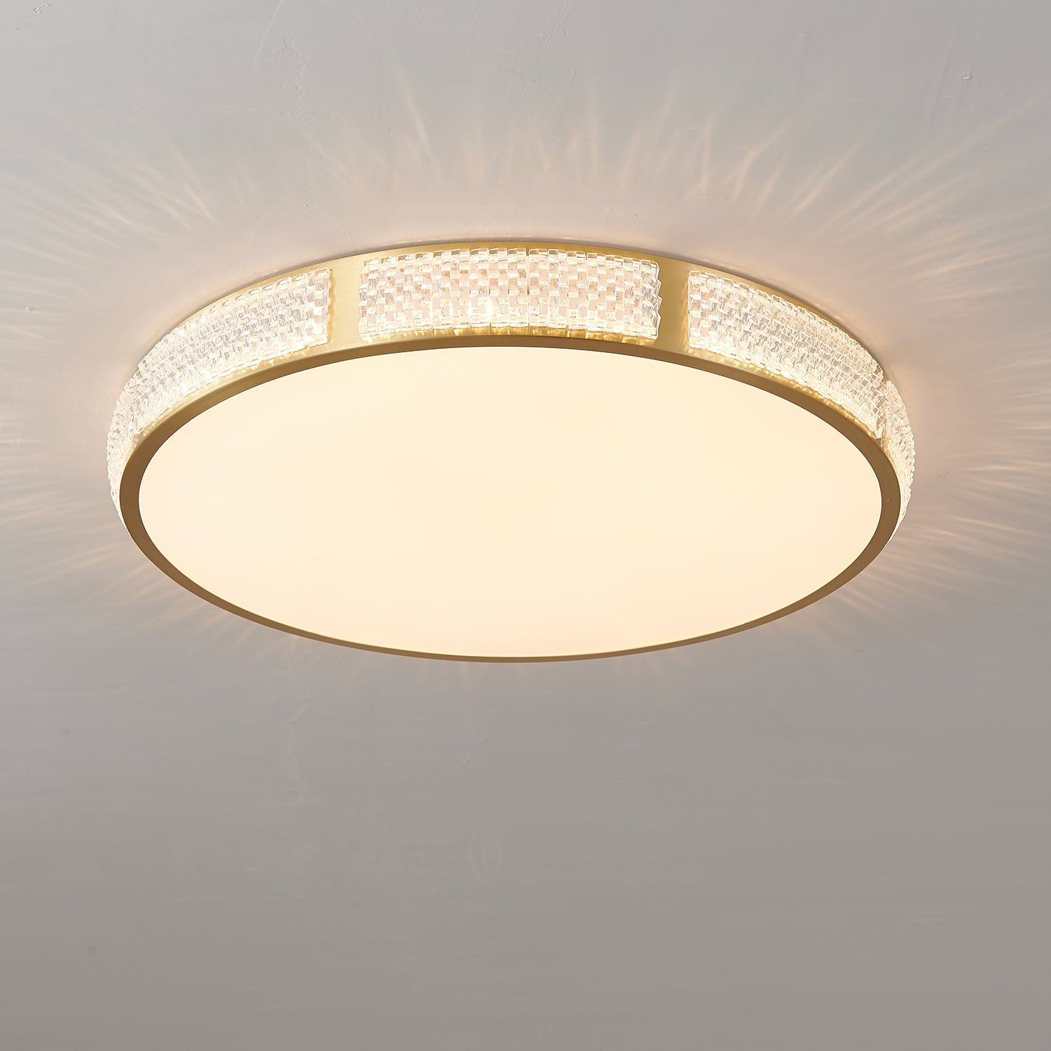 Lustra Ceiling Light Brass Acrylic Modern-Neutral Decor