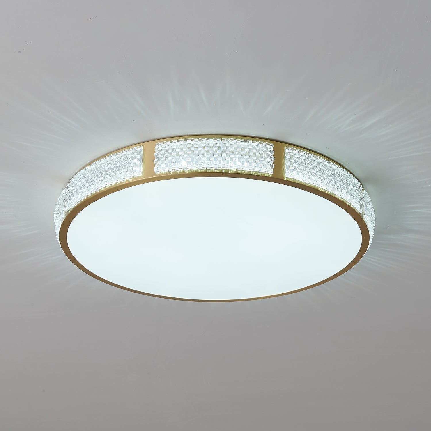 Lustra Ceiling Light Brass Acrylic Modern-Neutral Decor