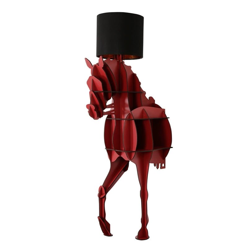 Nrasen Horse-shaped Floor Lamp-Neutral Decor