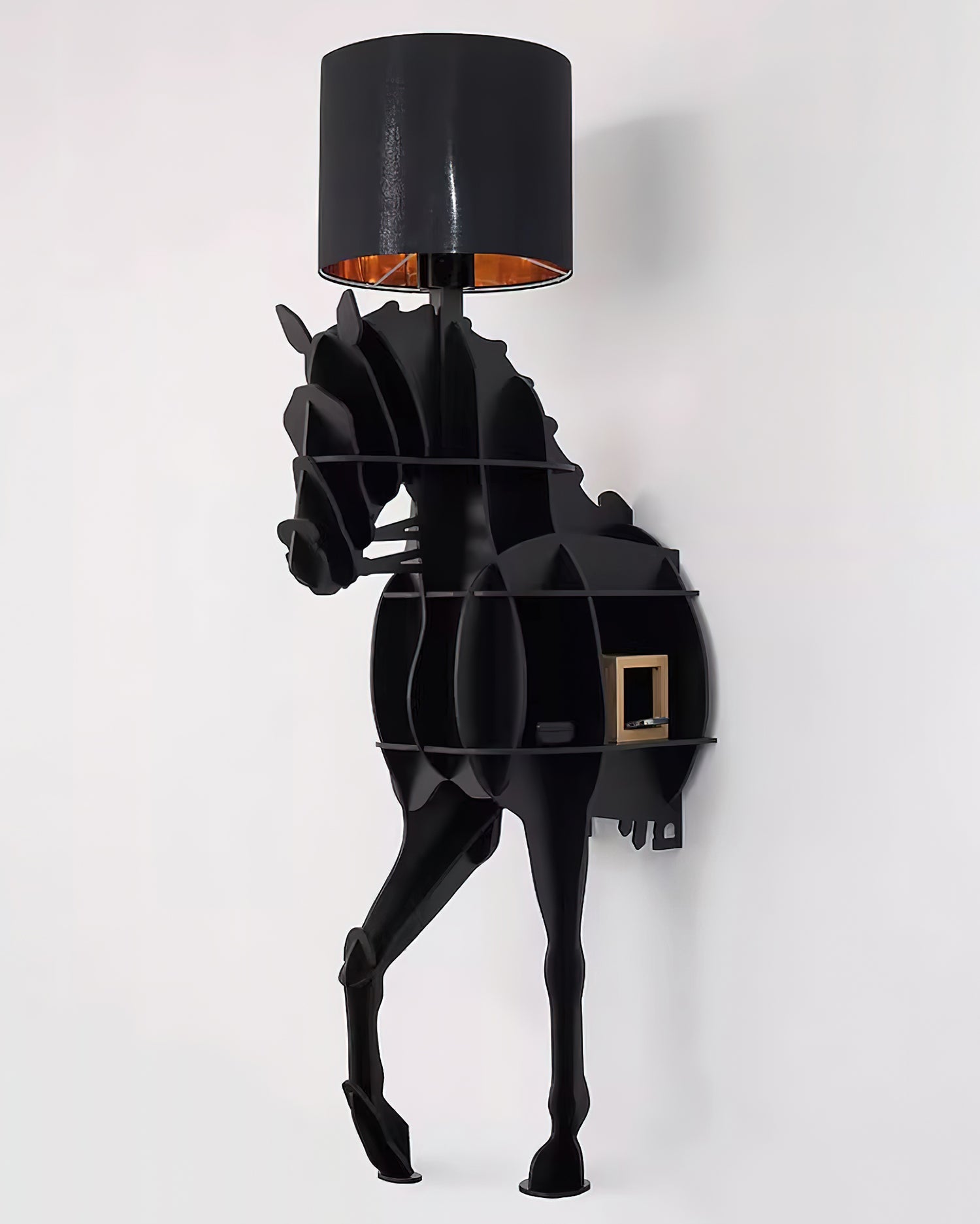 Nrasen Horse-shaped Floor Lamp-Neutral Decor
