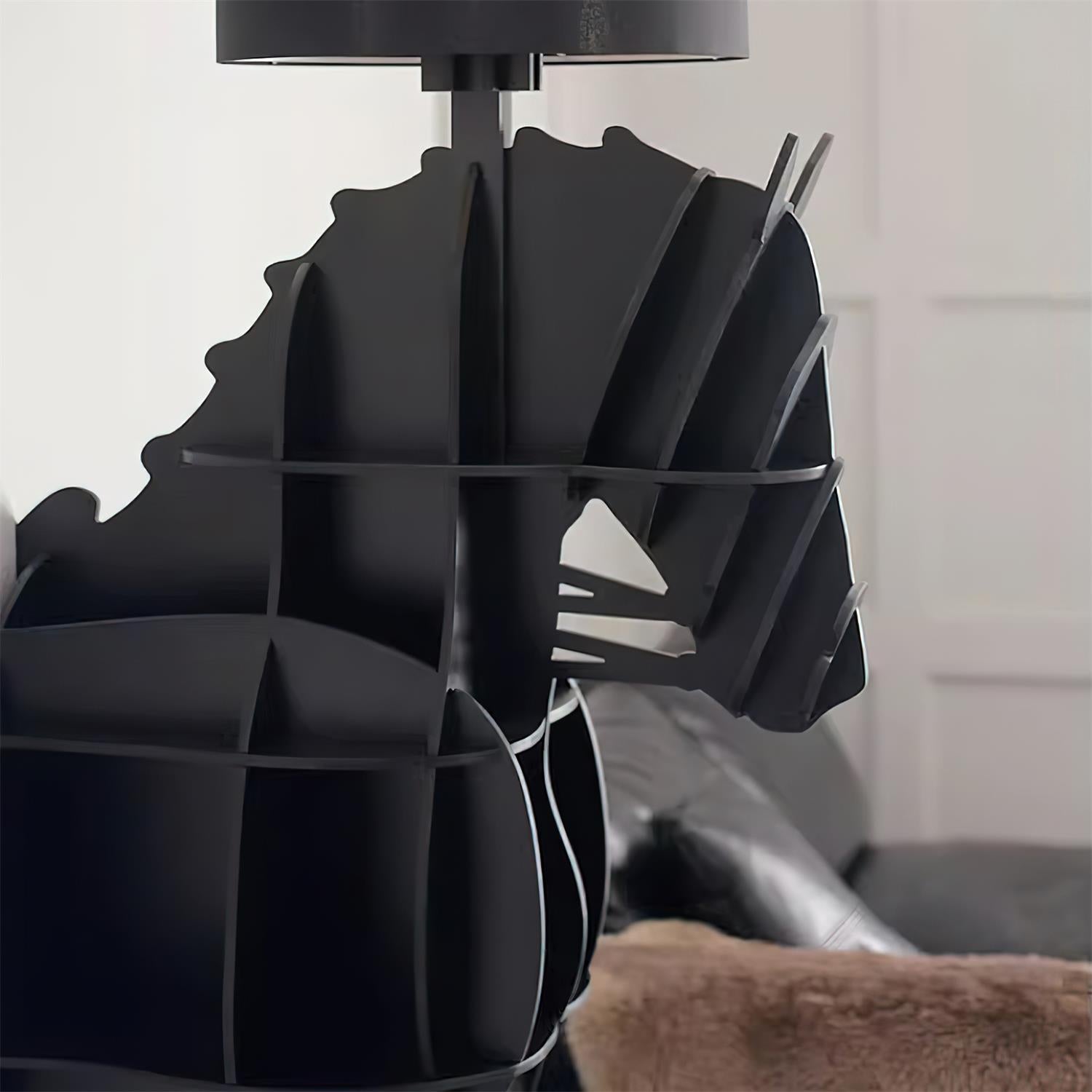 Nrasen Horse-shaped Floor Lamp-Neutral Decor