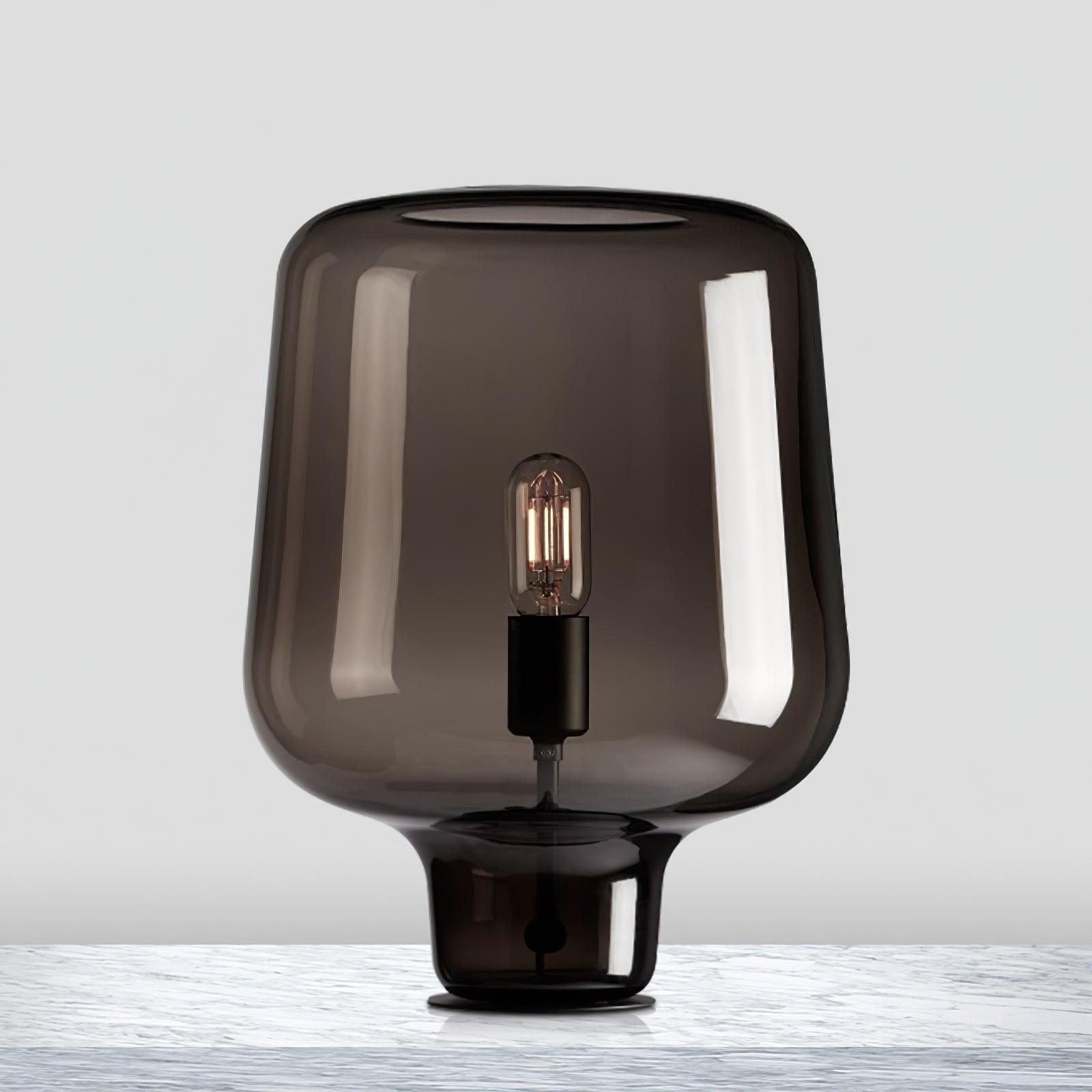 Eanlari Glass Contemporary Table Lamp-Neutral Decor