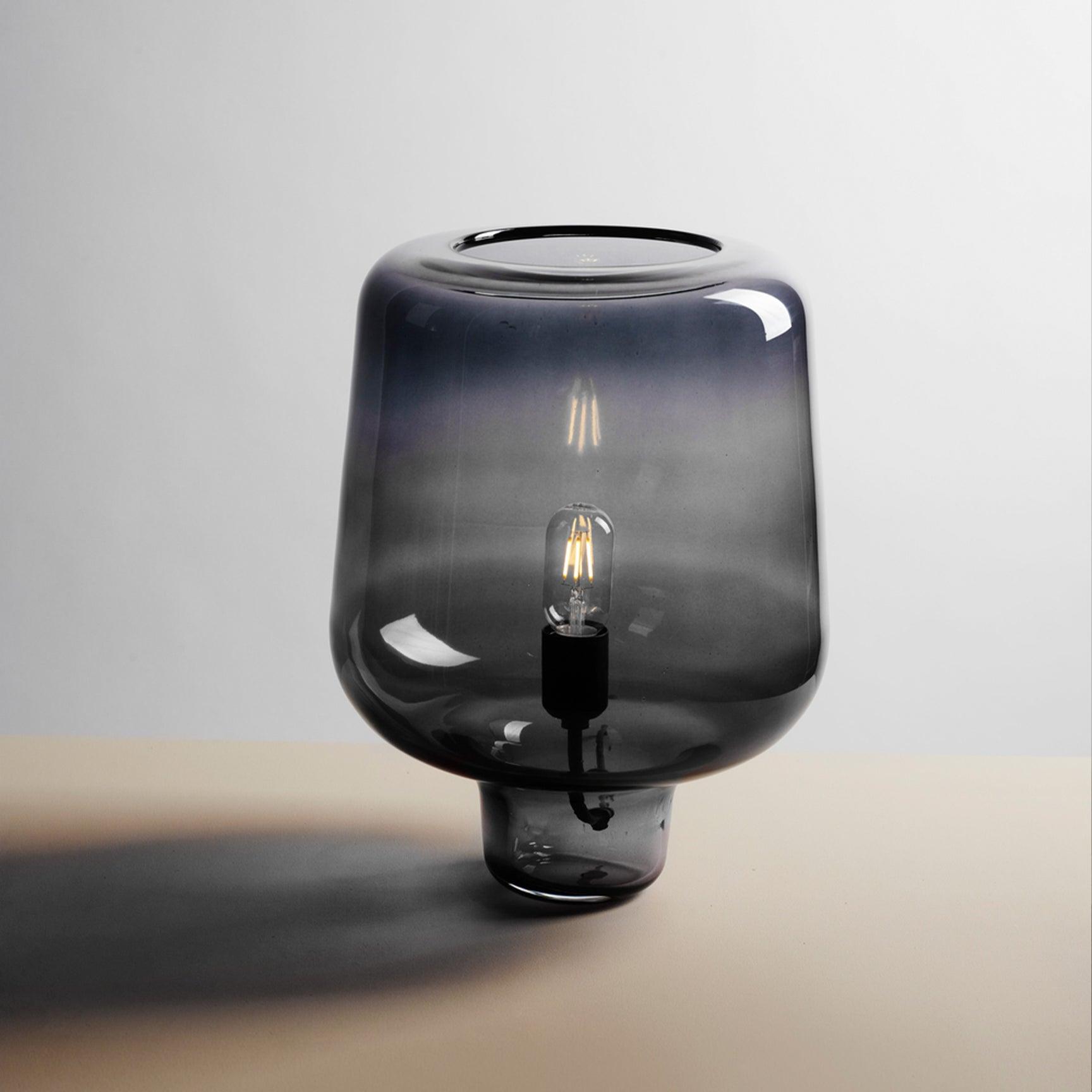 Eanlari Glass Contemporary Table Lamp-Neutral Decor